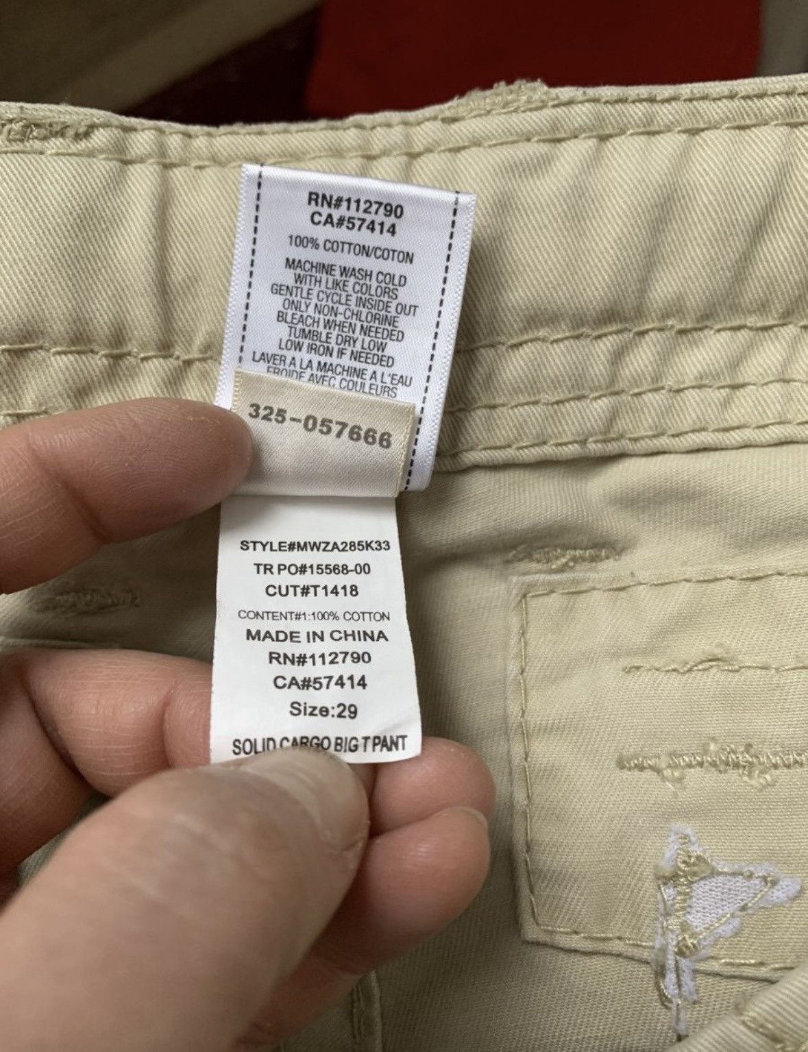 Japanese Brand × True Religion True Religion solid big t cargo pants Size US 30 / EU 46 - 8 Thumbnail