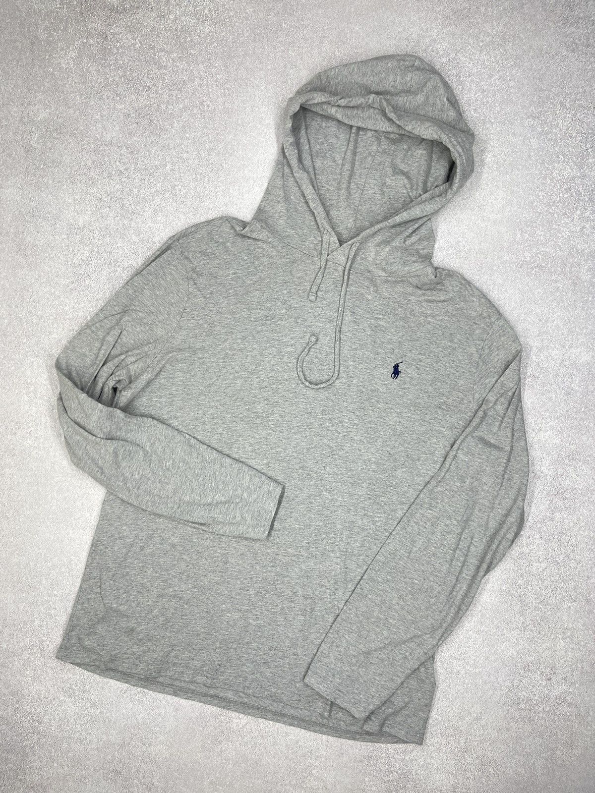 Polo Ralph Lauren × Rugby Ralph Lauren × Vintage Vintage Polo Ralph Lauren Grey Hoodie Y2K Rugby Size US L / EU 52-54 / 3 - 1 Thumbnail