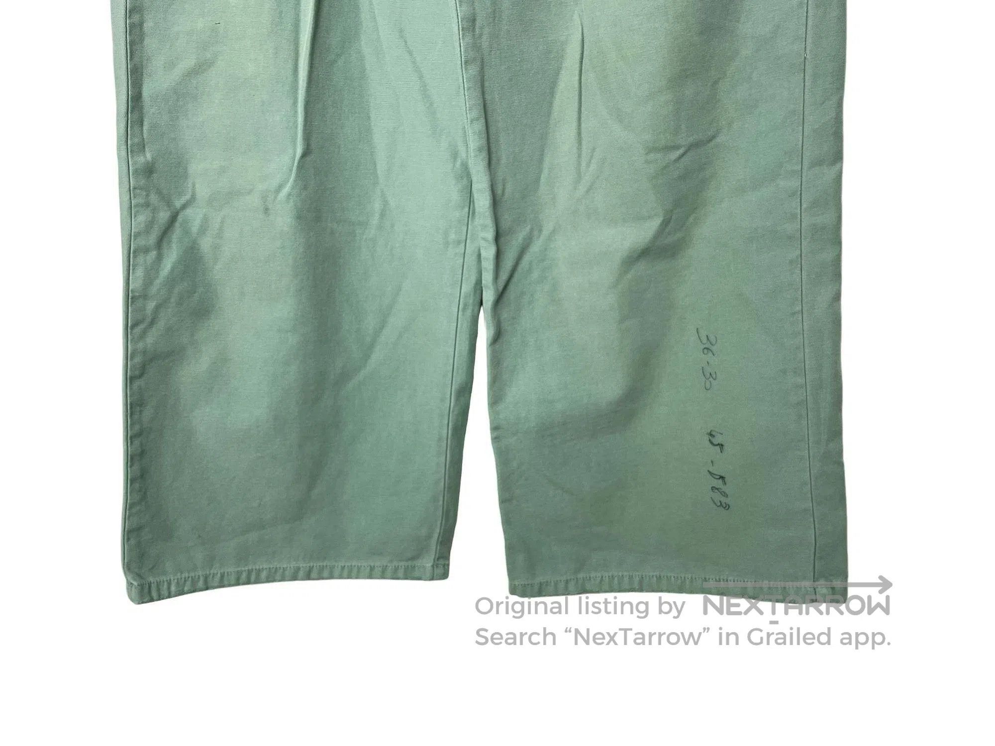 ERL ERL size S Handwritten Wide Leg Vintage French Work Pants Size US 27 - 4 Thumbnail