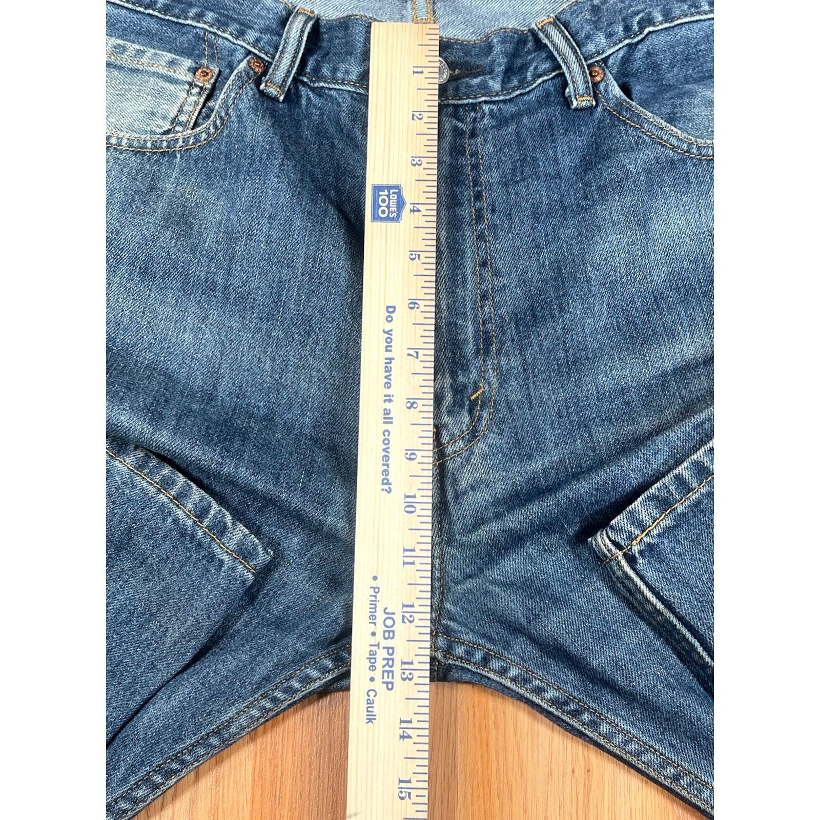 Levi's LEVI'S 505 Straight Leg Fit Jeans Men’s 38Wx30L Blue Denim 100% Cotton Strauss Size US 38 / EU 54 - 4 Thumbnail