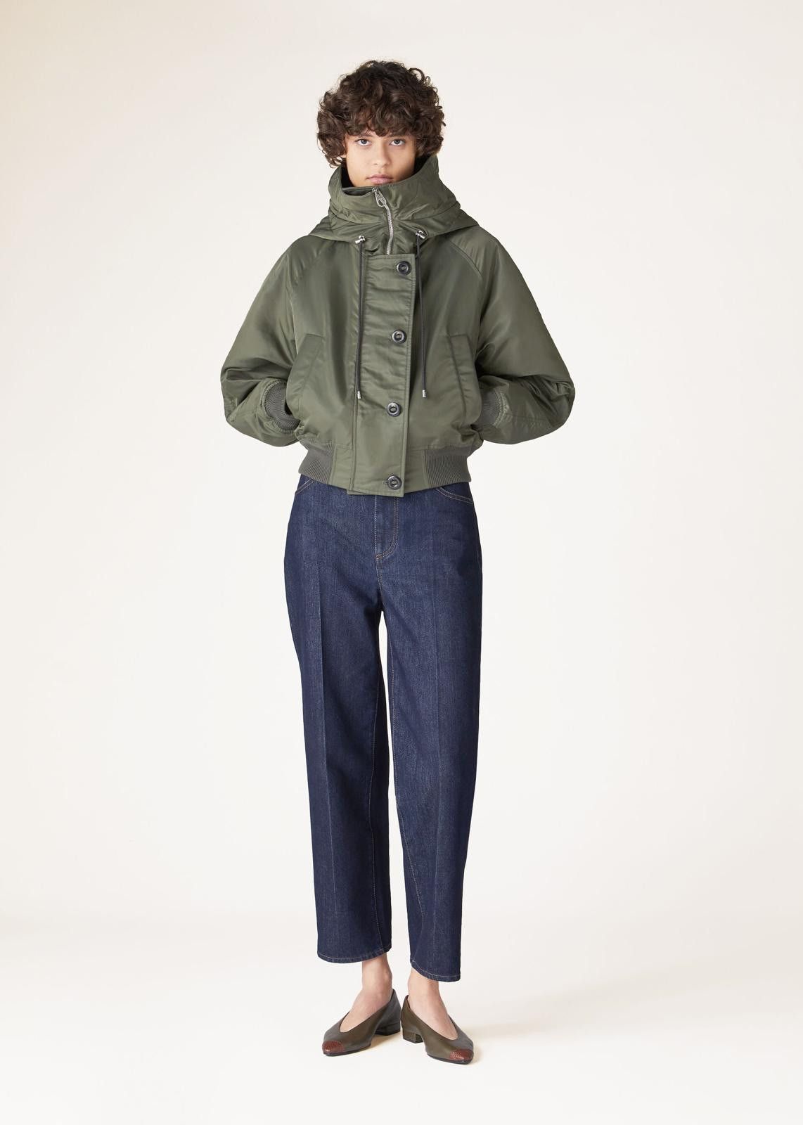 Loro Piana o1srvl11e0125 FAN6275 Amantin Bomber Jacket in Green Size L / US 10 / IT 46 - 6 Thumbnail
