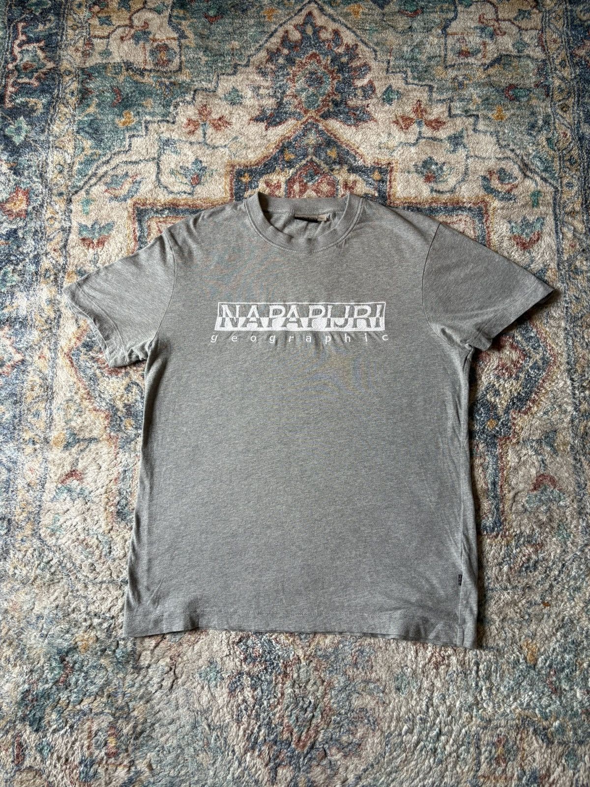 Napapijri Napajiri Geographic Spellout T-shirt Large Size US L / EU 52-54 / 3 - 1 Thumbnail