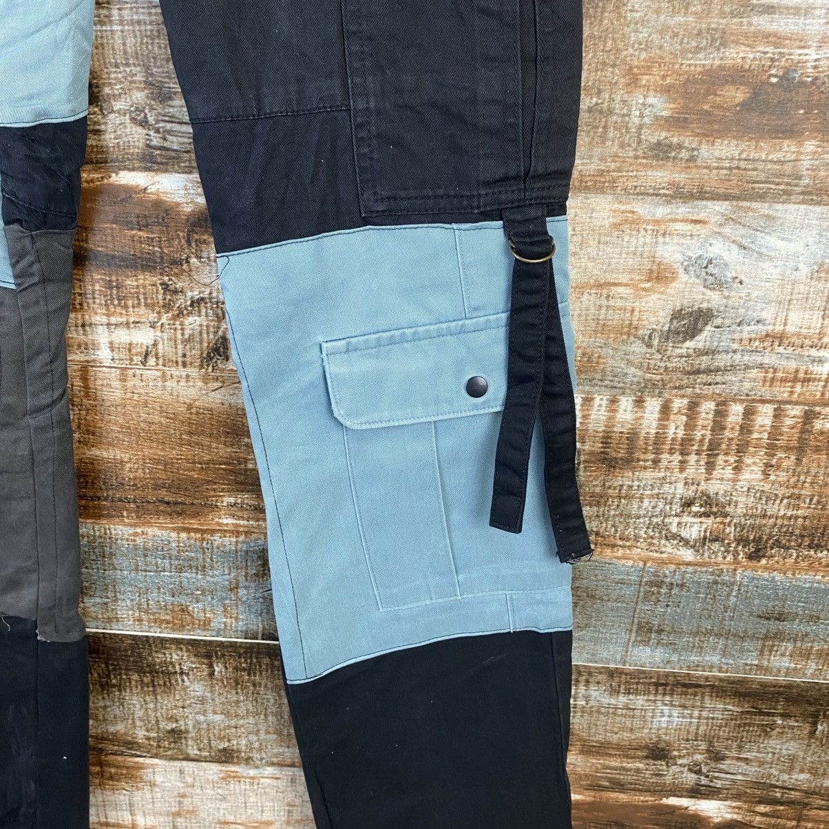 Japanese Brand DL Grazie Black Cargo Multipocket Pants #C926 Size US 26 / EU 42 - 12 Thumbnail
