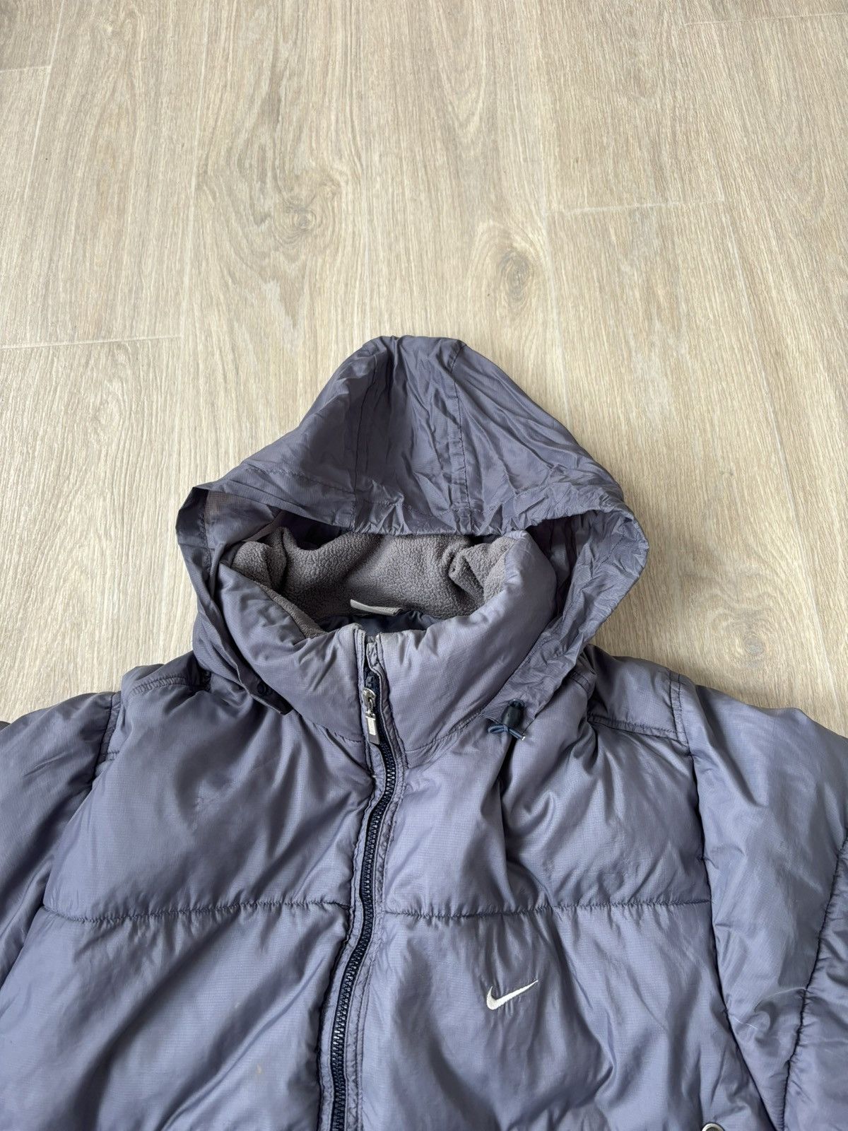 Nike × Vintage Vintage Nike puffer jacket 90s Size US XL / EU 56 / 4 - 3 Thumbnail