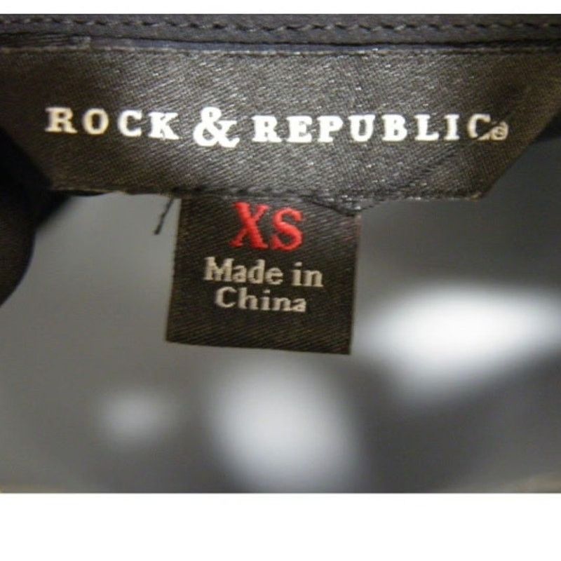 Rock & Republic Rock & Republic Womens XS Sheer Sleeveless Metal Studded top Size XS / US 0-2 / IT 36-38 - 6 Thumbnail