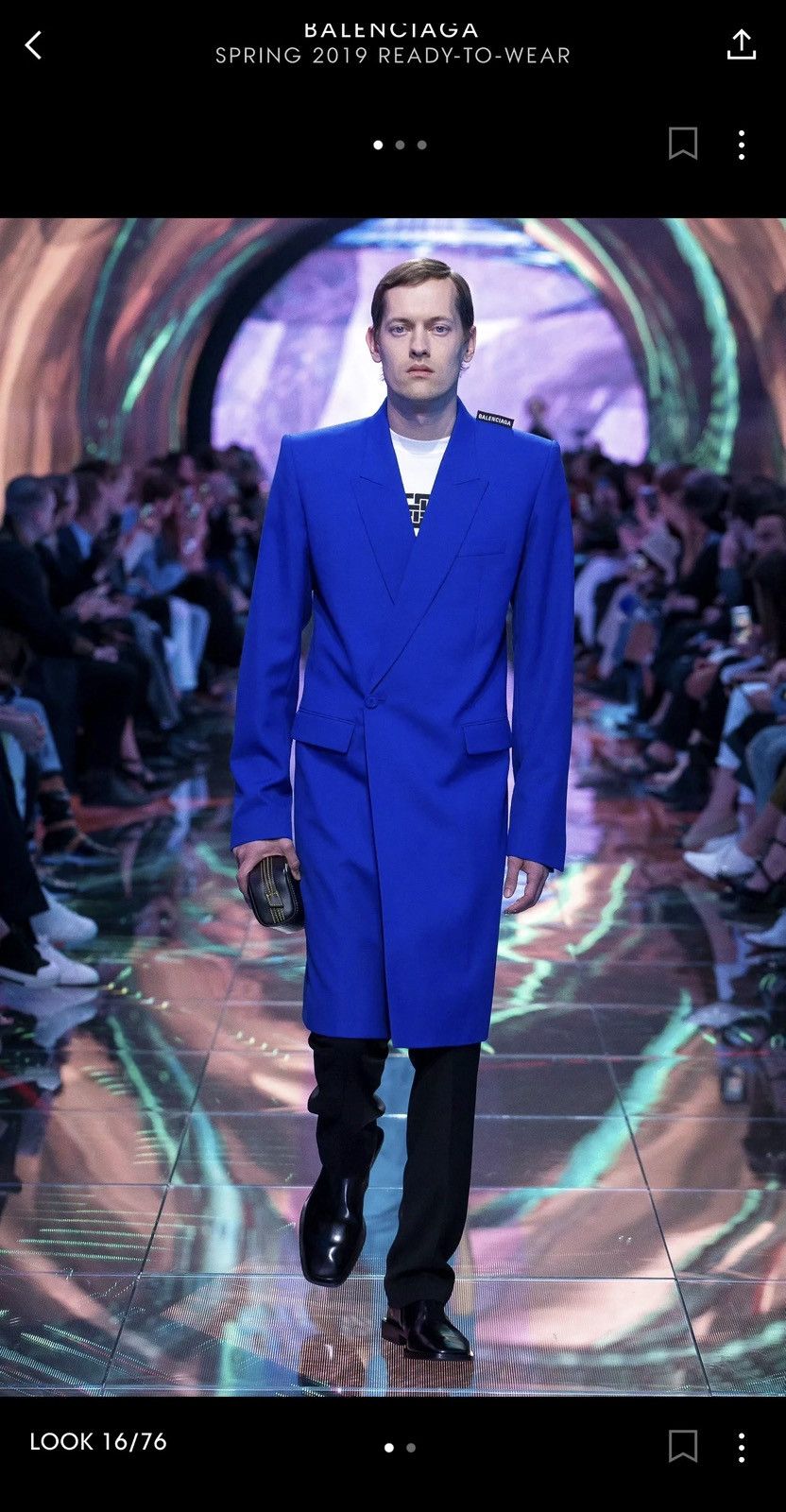 Balenciaga BALENCIAGA S/S 19 Shoulder Coat Size US S / EU 44-46 / 1 - 3 Thumbnail