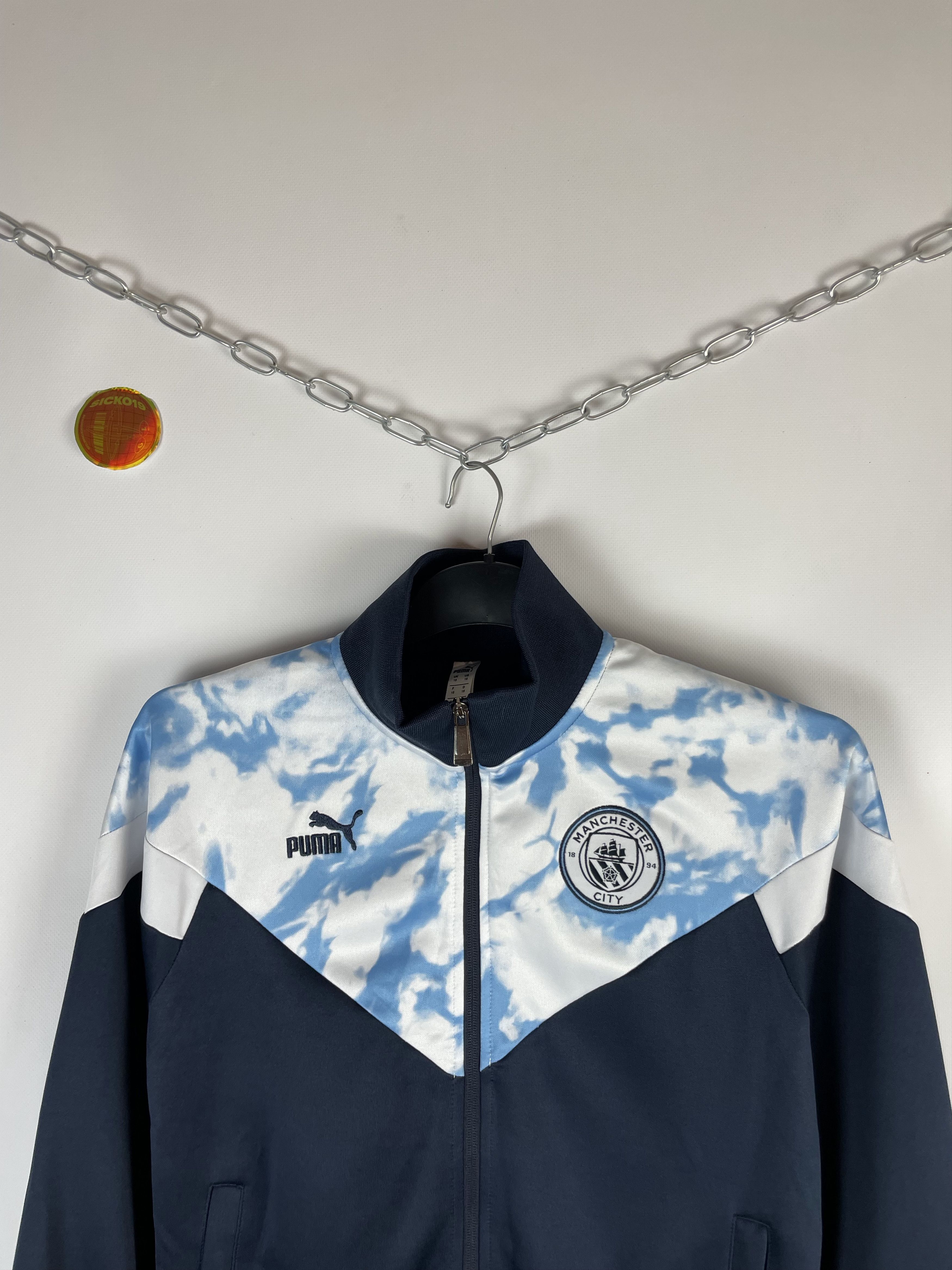 Puma × Vintage Puma Manchester City Soccer Track Top Jacket Size US S / EU 44-46 / 1 - 3 Thumbnail