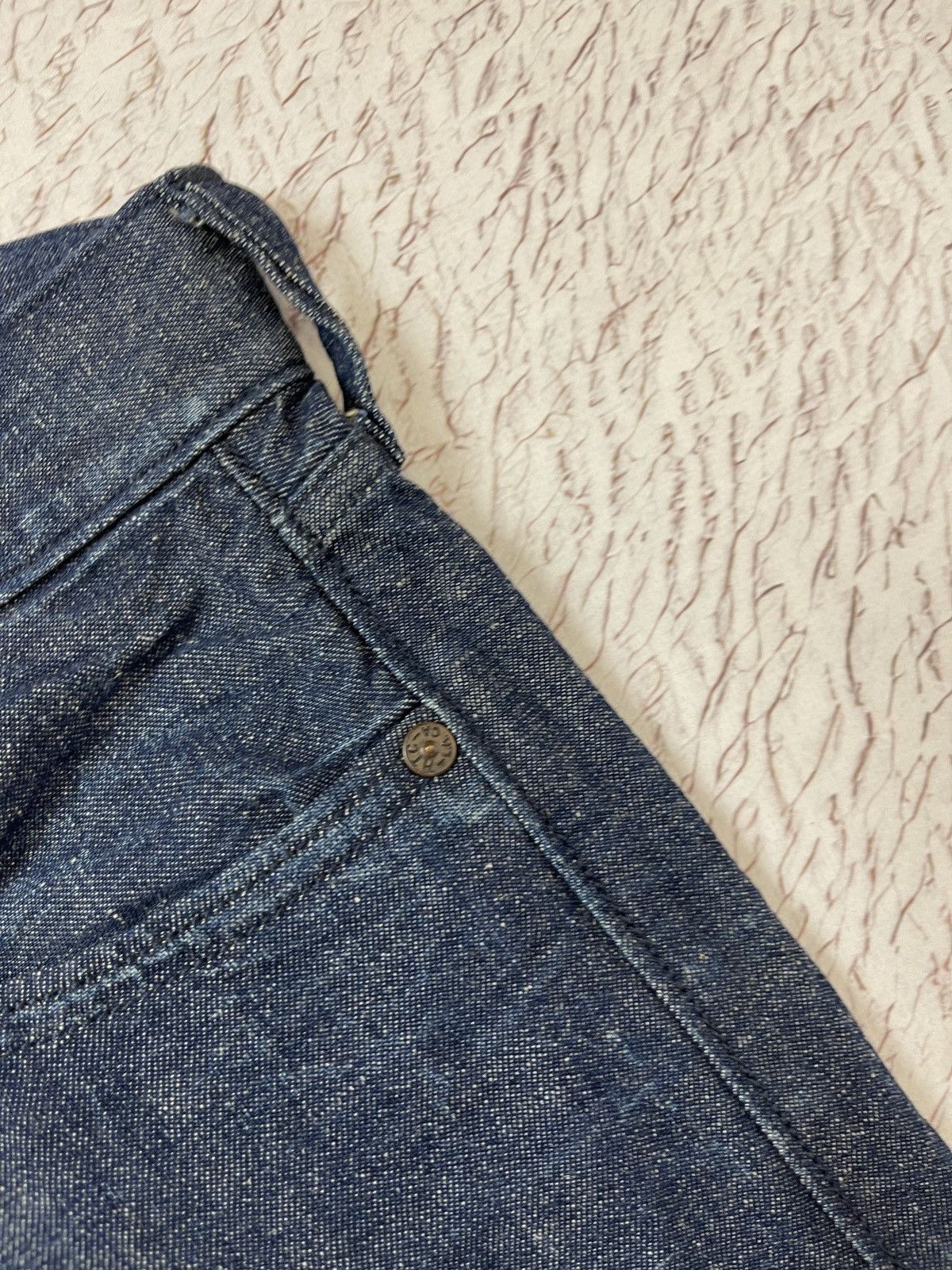 Handmade HTC Hollywood Trading Company cotton hemp selvedge denim Size US 31 - 8 Thumbnail