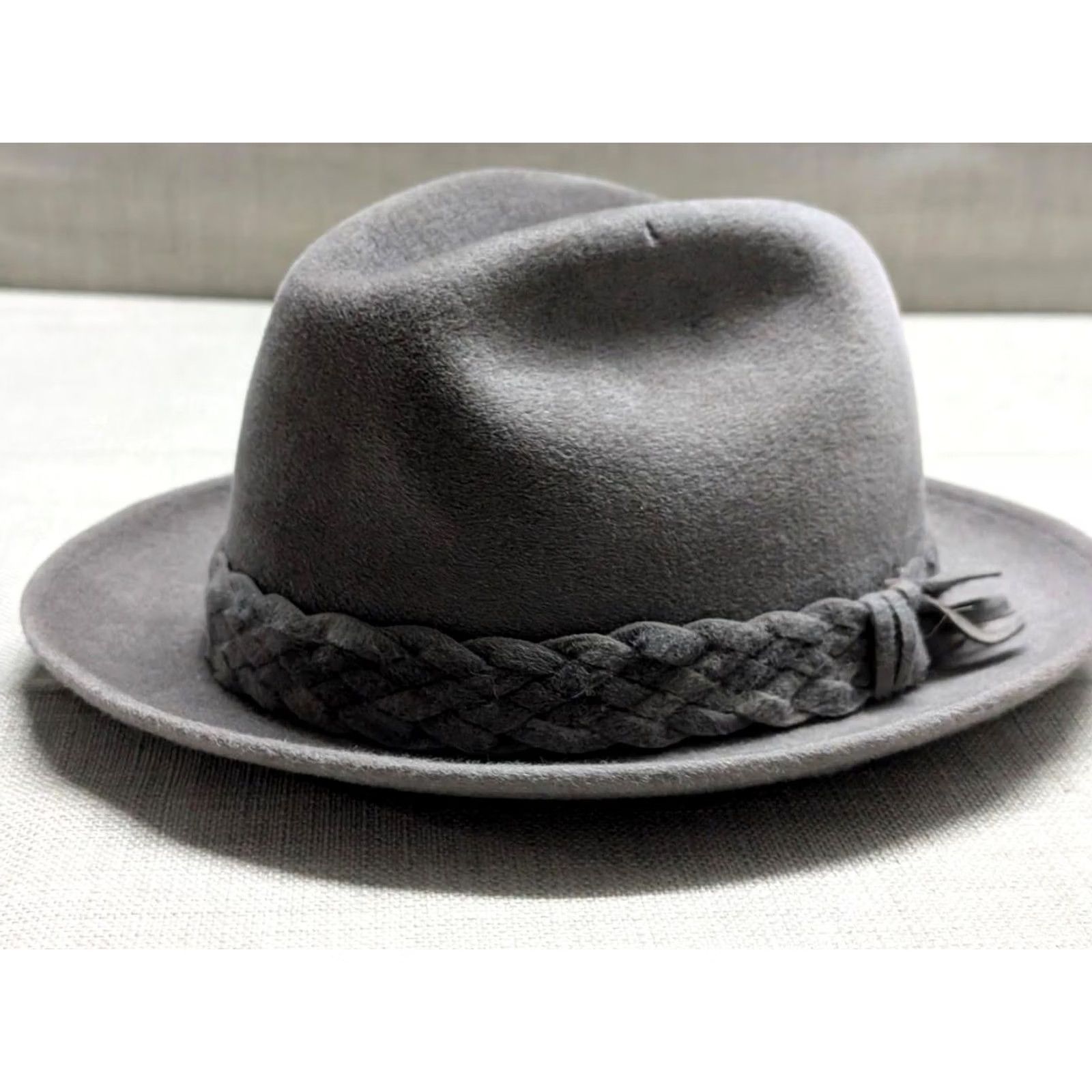 Stetson VINTAGE Stetson Fedora Hat (Top Hat) Fur Felt gray 7-1/8 Canada Men Imperial Hat Size US M / EU 48-50 / 2 - 2 Thumbnail
