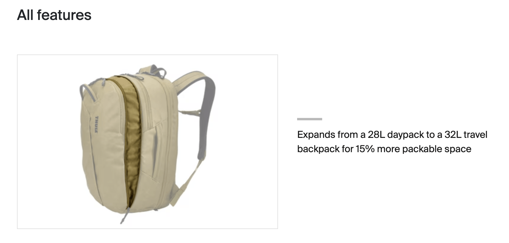 Outdoor Research Thule Aion Backpack - 28L Expandable up to 32L Size ONE SIZE - 18 Thumbnail