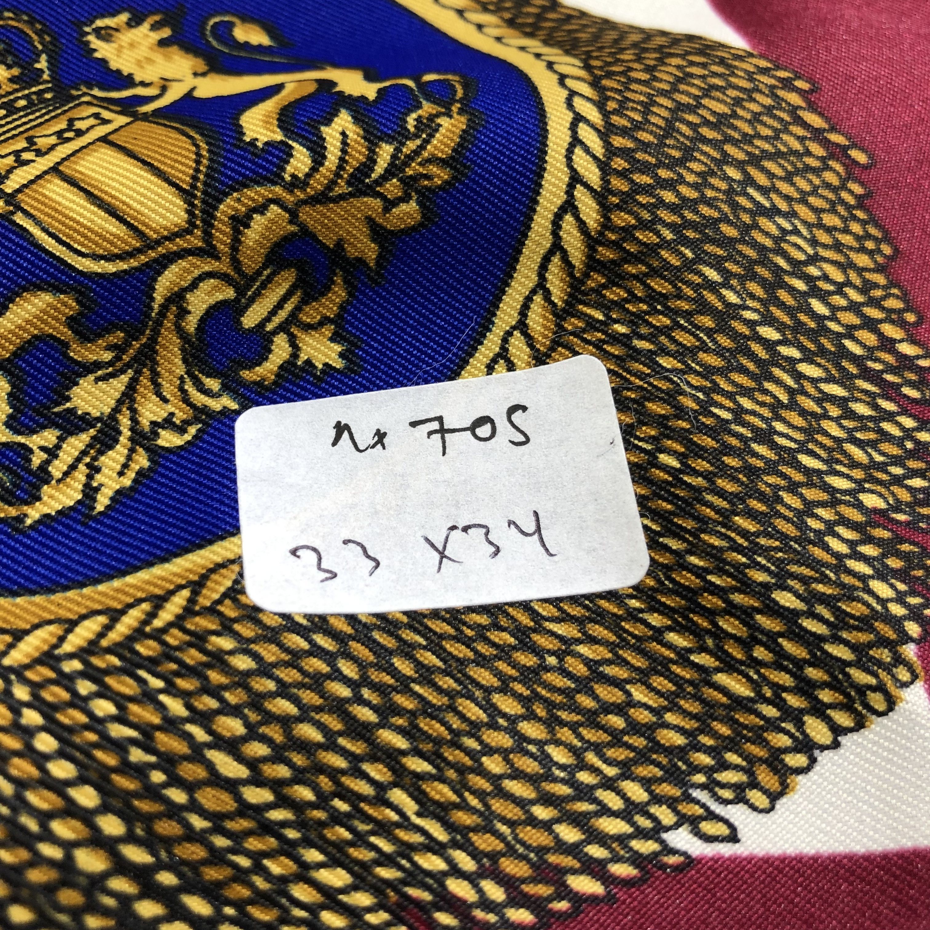 Japanese Brand Vintage Wrede Jaroblibris Luxury Had Rolled Silk Scarf M705 Size ONE SIZE - 7 Thumbnail