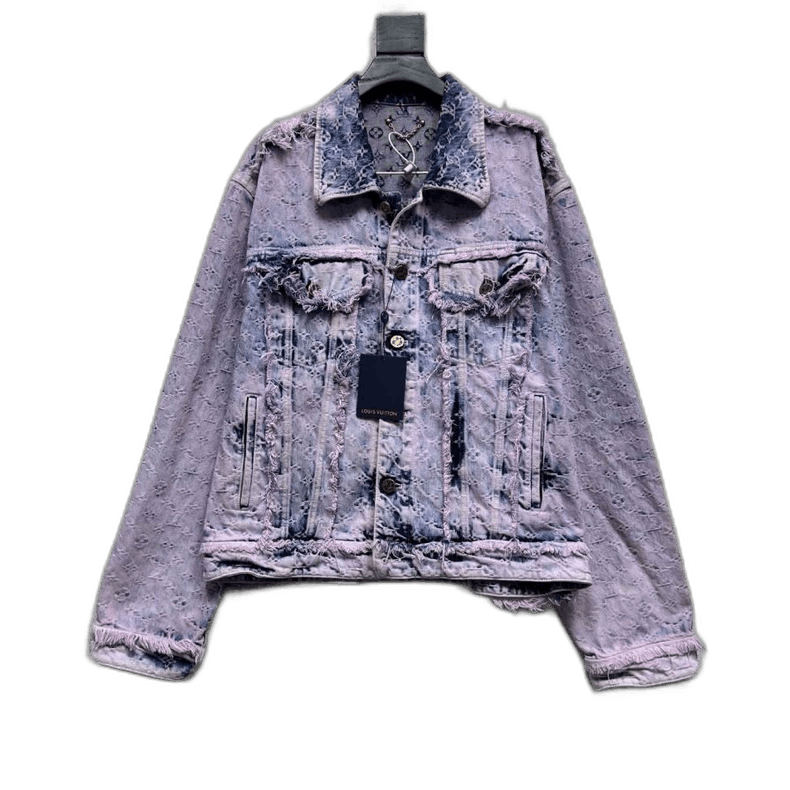 Louis Vuitton Louis Vuitton Vintage Logo Denim Jacket Size US L / EU 52-54 / 3 - 1 Thumbnail
