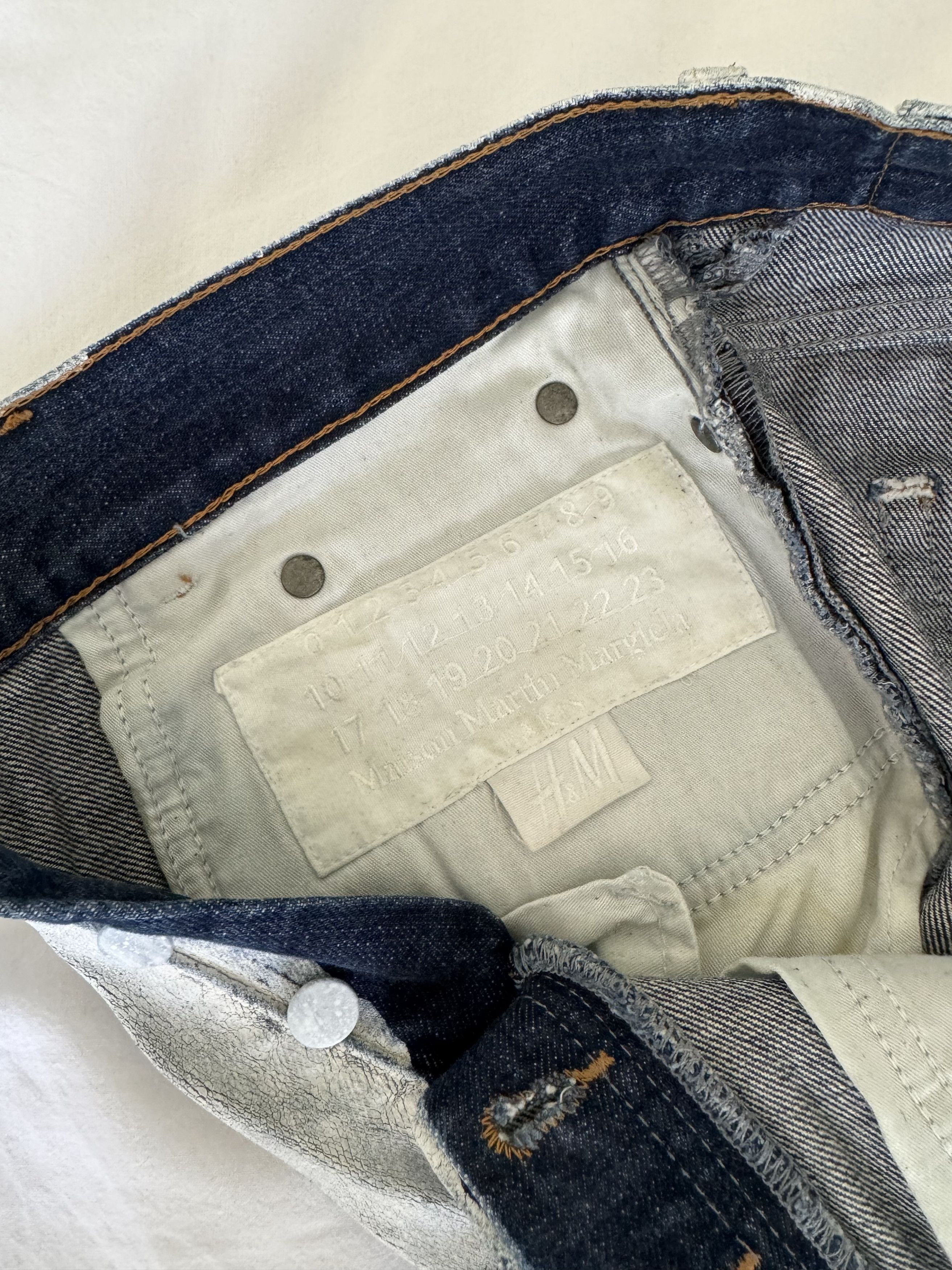 H&M × Maison Margiela H&M x Maison Margiela White Paint Pants 31 Size US 31 - 5 Thumbnail
