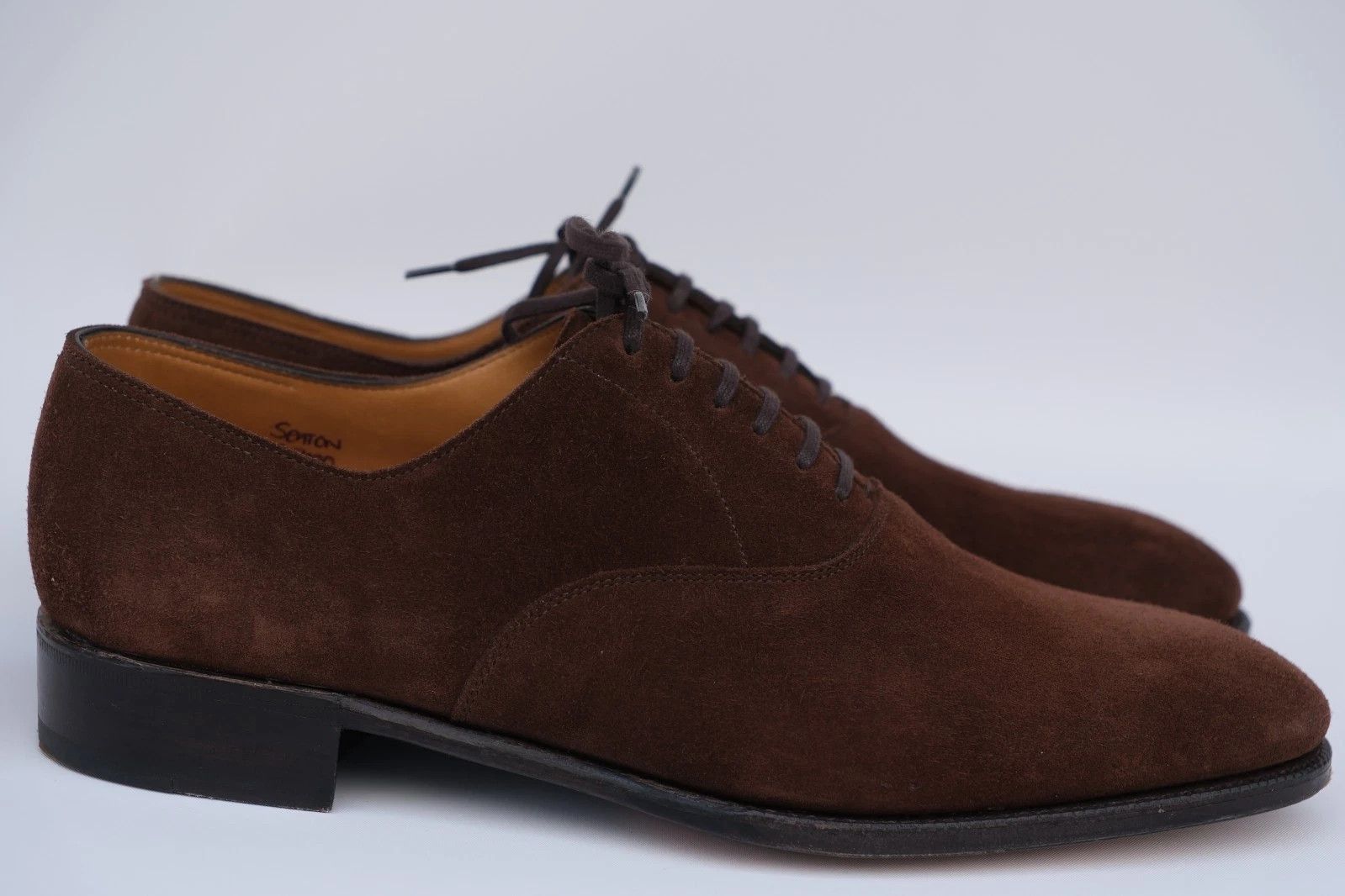 John Lobb Mint John Lobb Seaton Suede Derby EU 42 UK 8 / US 9 Size US 9 / EU 42 - 3 Thumbnail