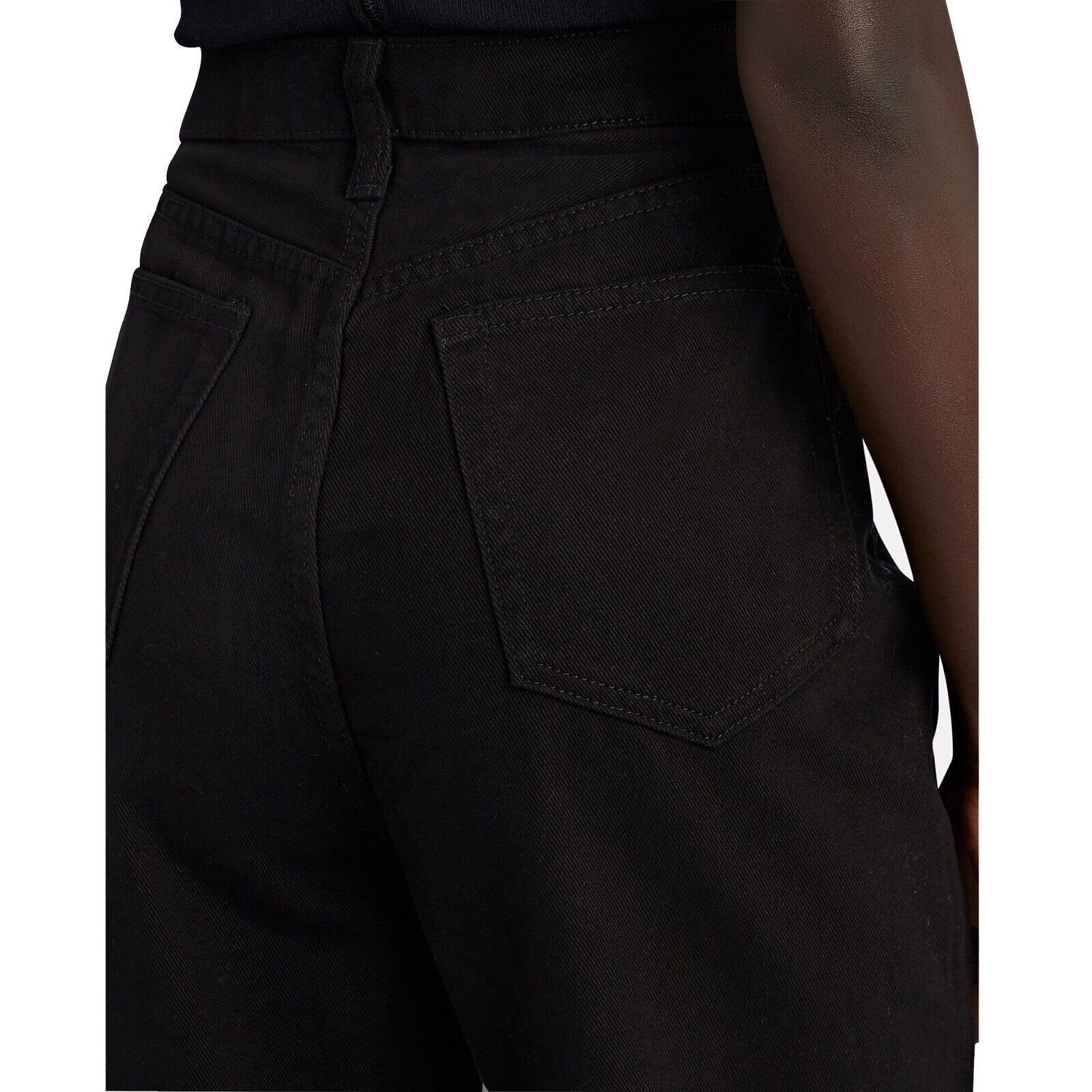 The Unbranded Brand WeWoreWhat Women Black Modern Boyfriend Jeans Size 29 Size 29" - 4 Thumbnail