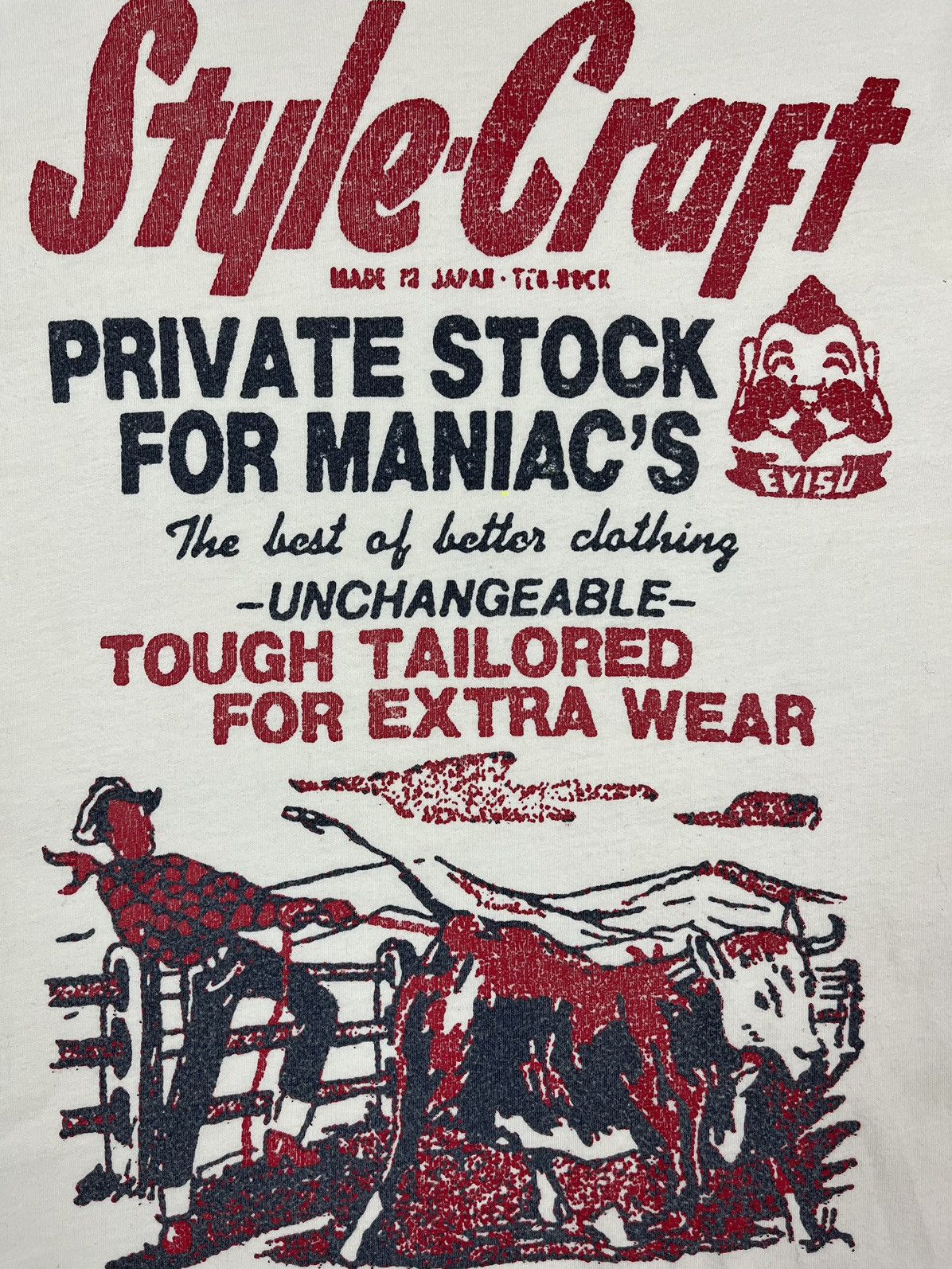 Evisu Vintage Evisu Big Logo Japanese T Shirt 00’s Size US S / EU 44-46 / 1 - 4 Thumbnail
