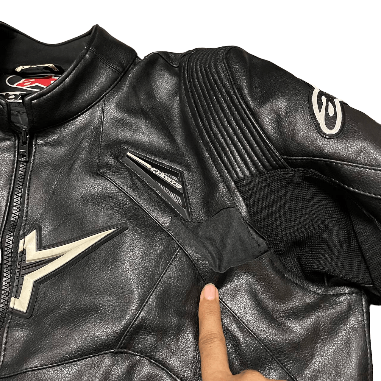 Alpinestars Vintage Alpinestars Motorcycle Racing Jacket With Padding Size US L / EU 52-54 / 3 - 8 Thumbnail