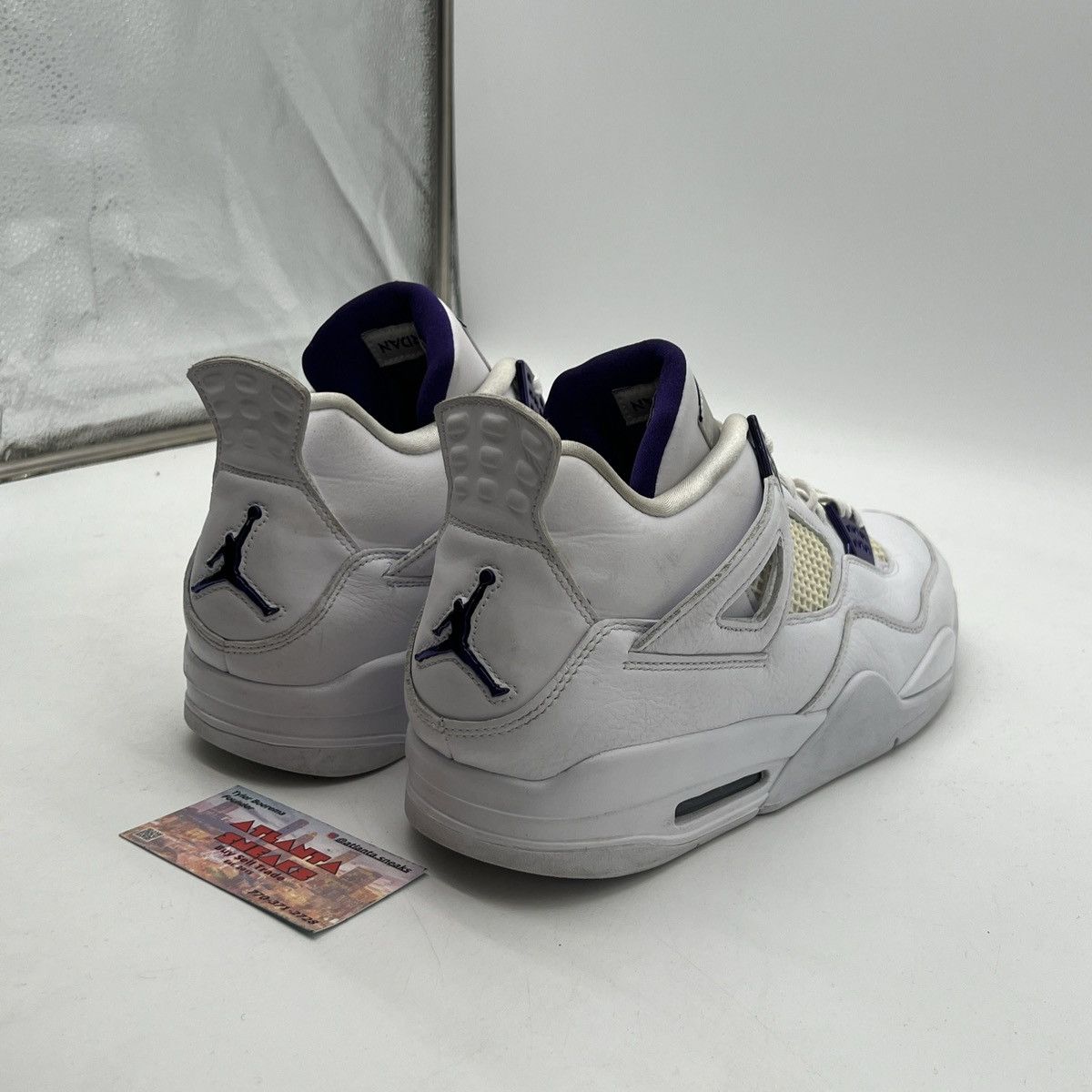 Jordan Brand Air Jordan 4 Purple Metallic Size US 13 / EU 46 - 5 Thumbnail