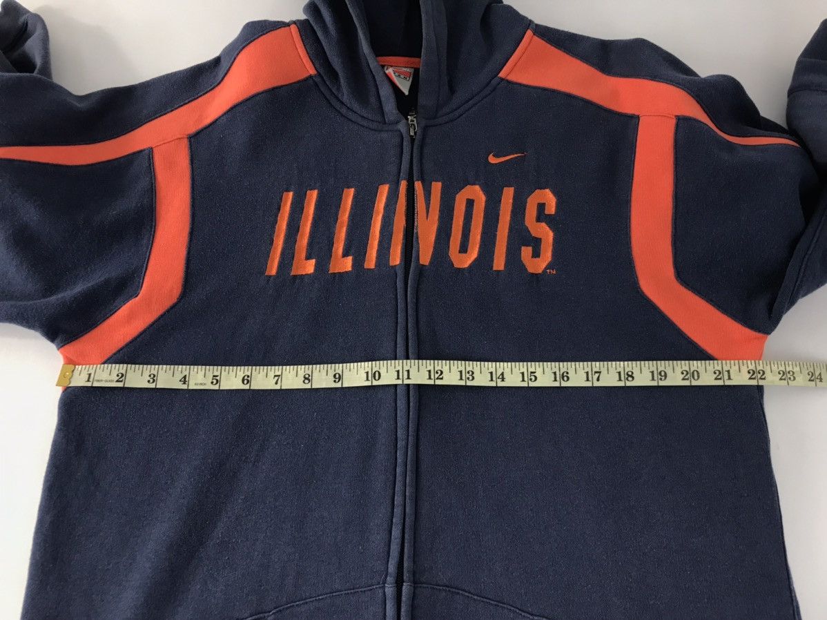 Nike Sweater Nike Team ILLINOIS Sportwear Zipper Hoodie Size US L / EU 52-54 / 3 - 12 Thumbnail
