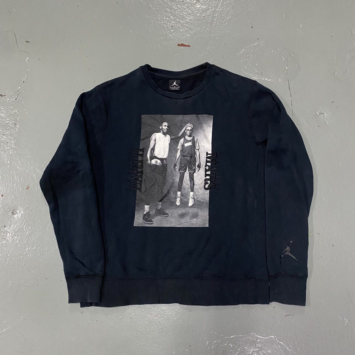 Nike × Vintage Vintage Nike Air Jordan Michael Jordan Spike Lee Crewneck Size US L / EU 52-54 / 3 - 2 Thumbnail