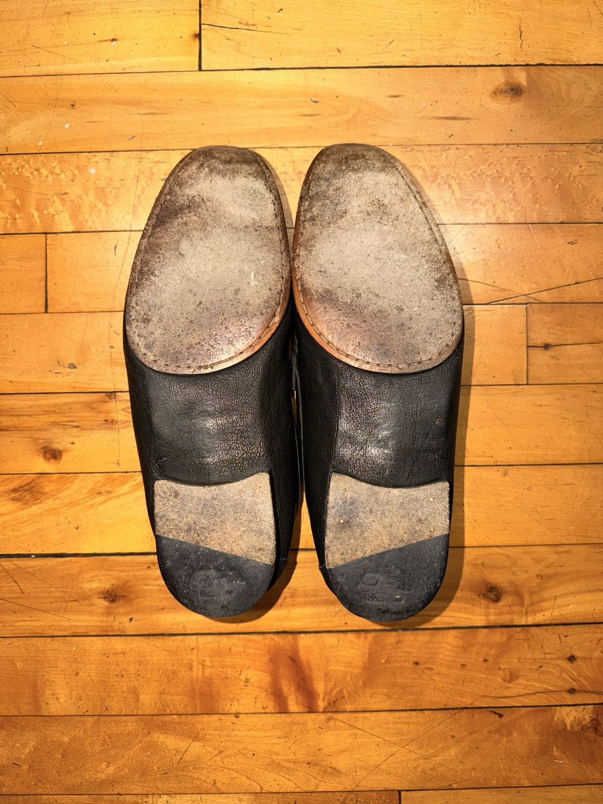 Dolce & Gabbana Dolce & Gabbana Black Leather Loafers Size US 11 / EU 44 - 9 Thumbnail