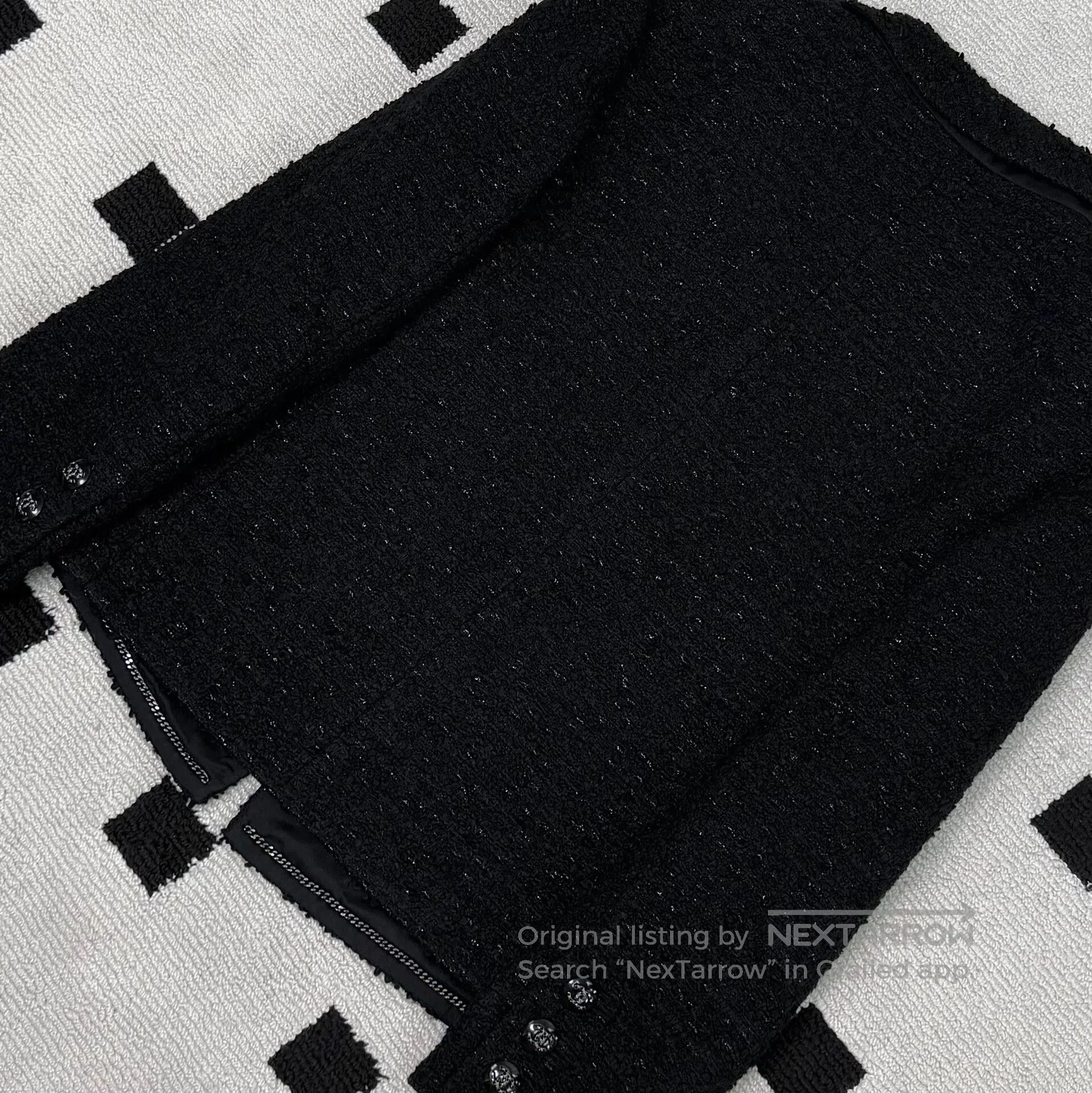 Chanel Chanel 21C Black Doll Collar Coat. Size XXS / US 00 / IT 34 - 8 Thumbnail