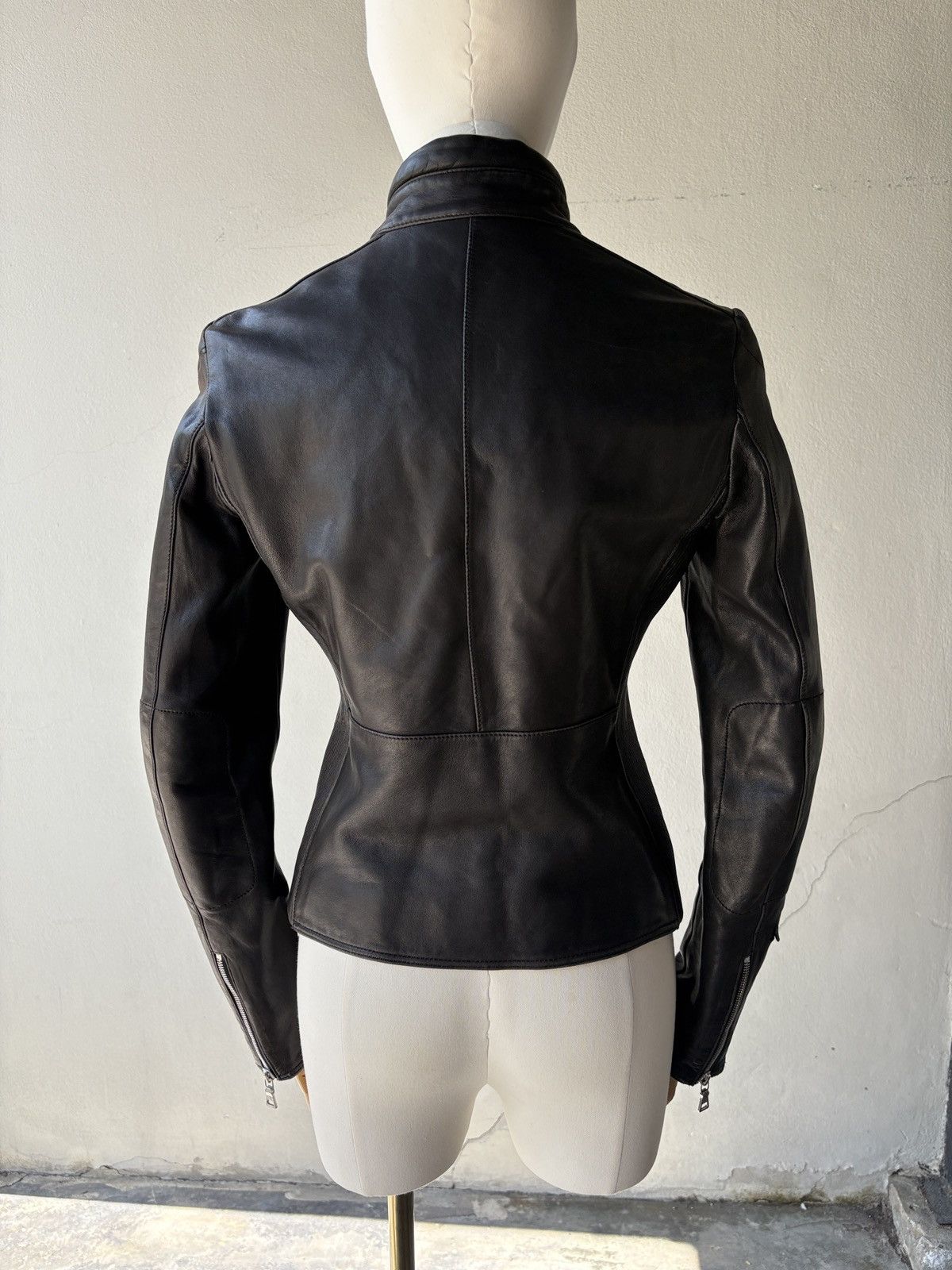 Prada Prada sport vintage leather biker zip jacket Size ONE SIZE - 8 Thumbnail