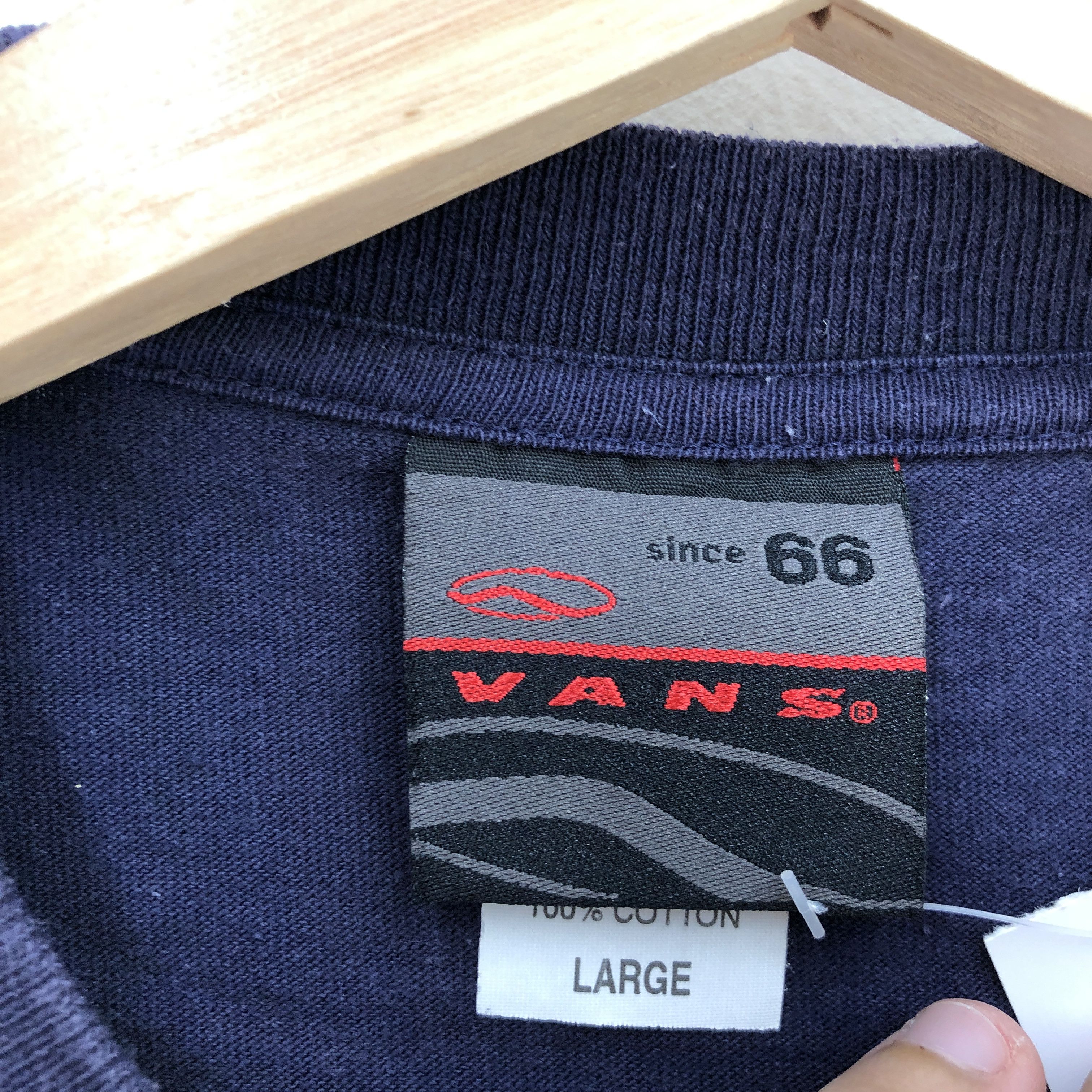 Vans Vintage 90s Vans T Shirt Skateboarding Skatewear Tees Size US M / EU 48-50 / 2 - 4 Thumbnail