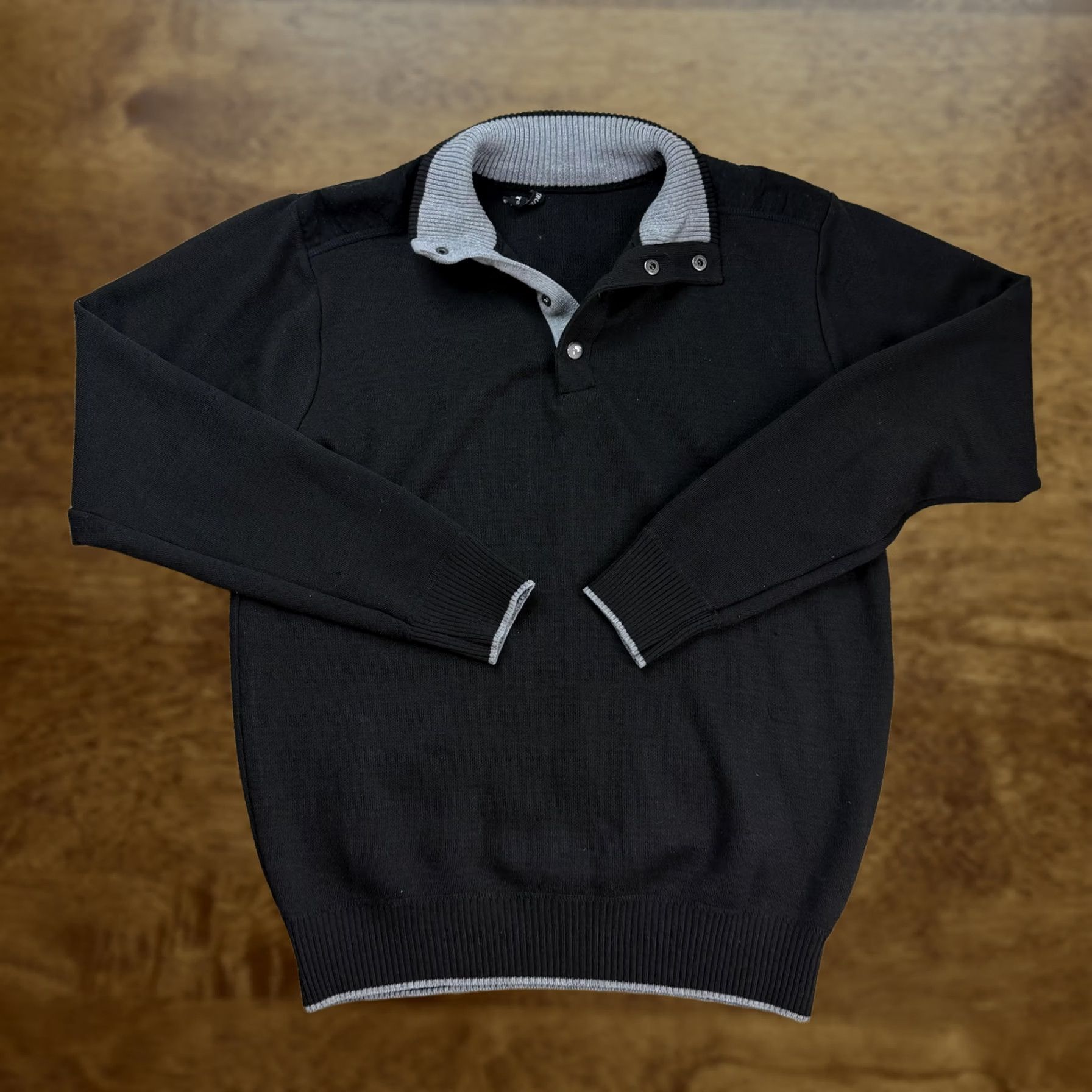 Oakley × Vintage OAKLEY Sweater Knit Vintage 90s Mock Neck hoodie