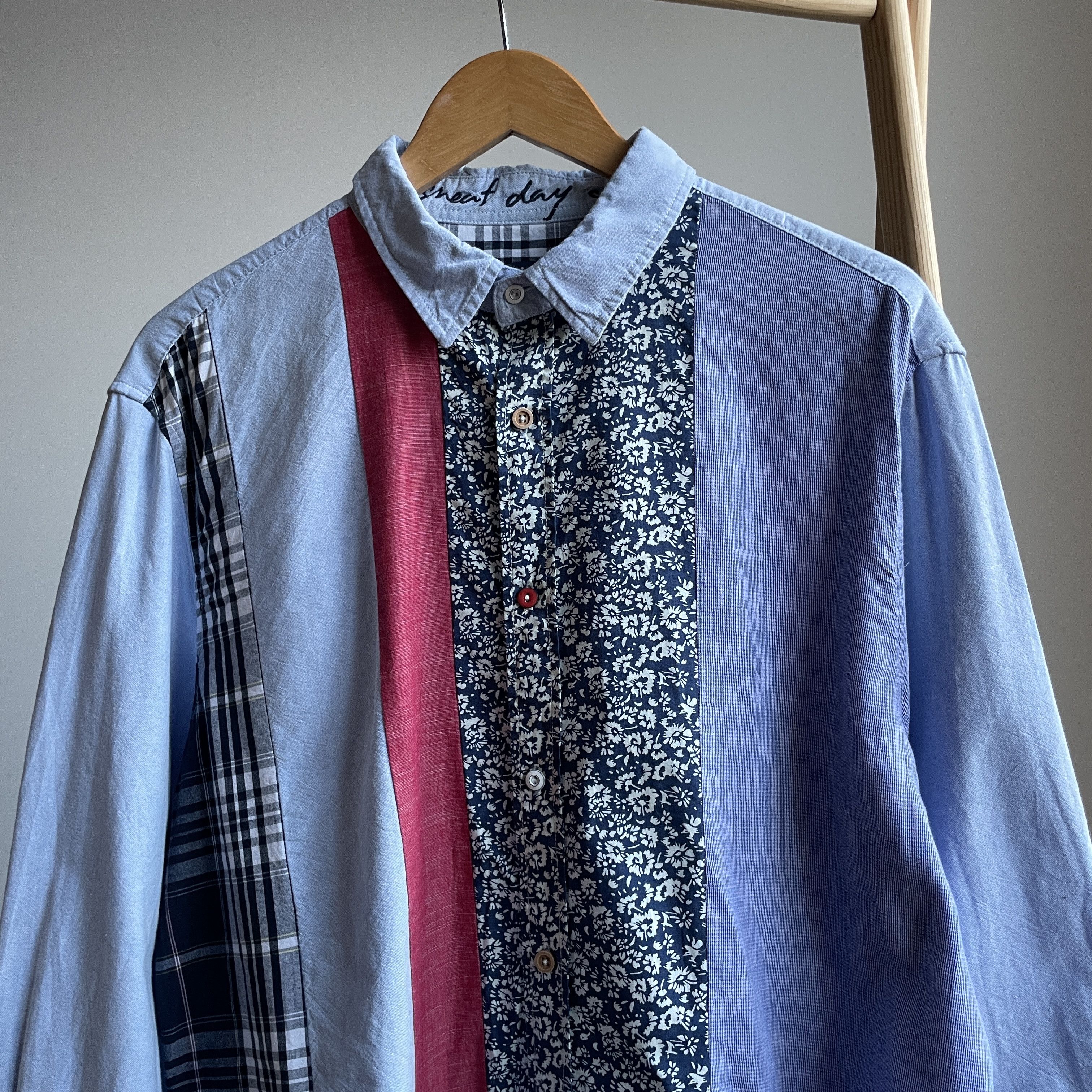 Desigual Desigual Panelled Floral Shirt Size L Size US L / EU 52-54 / 3 - 3 Thumbnail