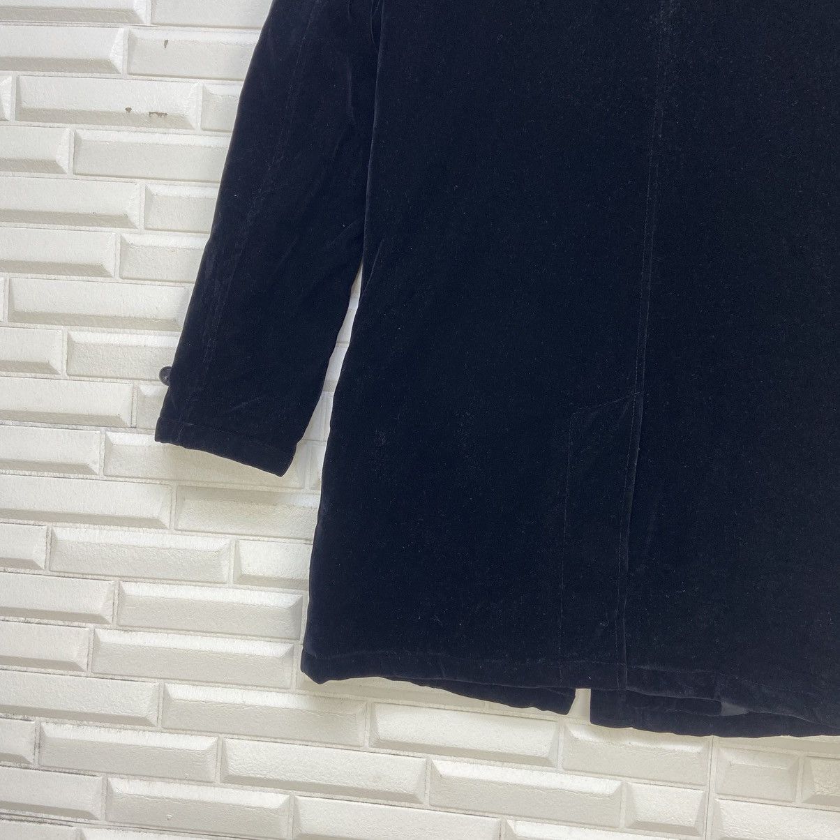 In The Attic In The Attic Velvet Black Gothic Punk Buckle Long Jacket Size US S / EU 44-46 / 1 - 10 Thumbnail