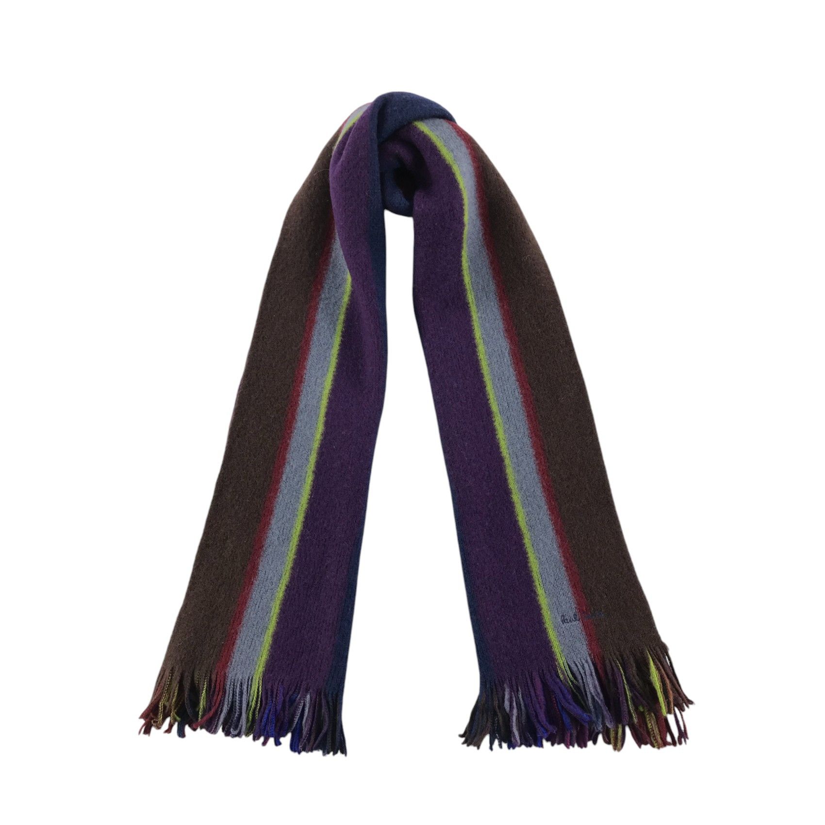 Paul Smith × Vintage Paul Smith Scarf / Muffler / Neckwear - WW2858 Size ONE SIZE - 1 Thumbnail