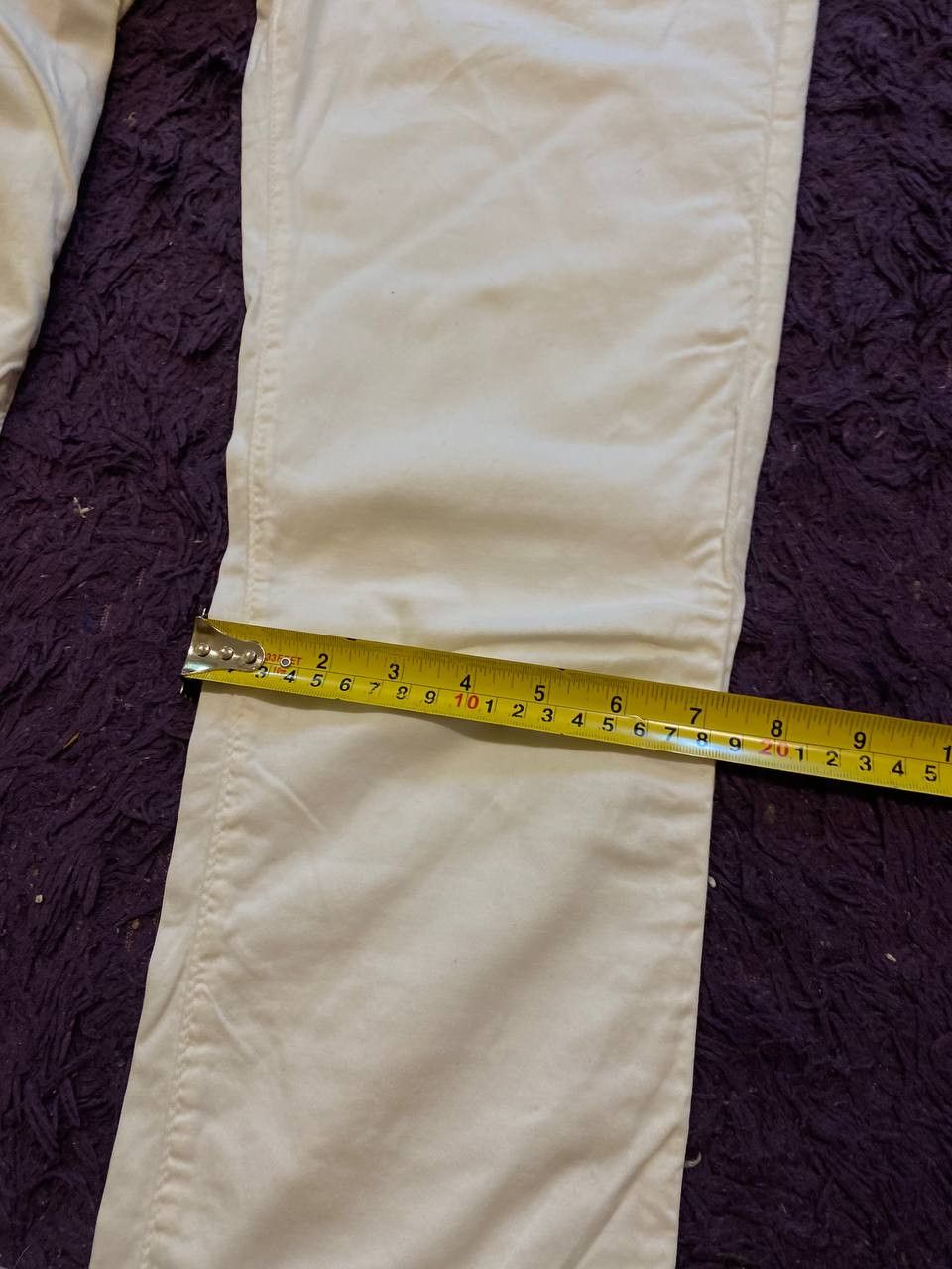 Versace Denim pants white luxury vintage Versace jeans Y2K Size US 27 - 15 Thumbnail