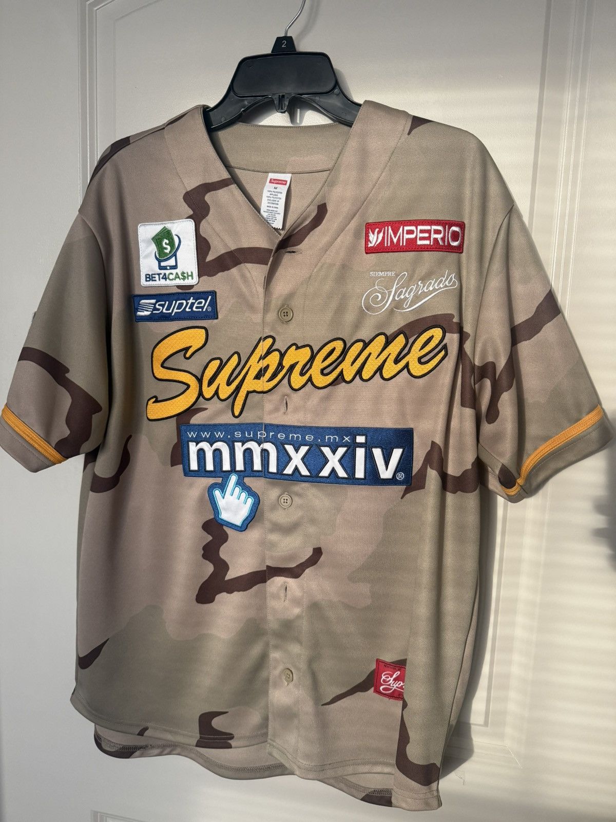 Supreme Supreme Championships Embroidered Football Jersey