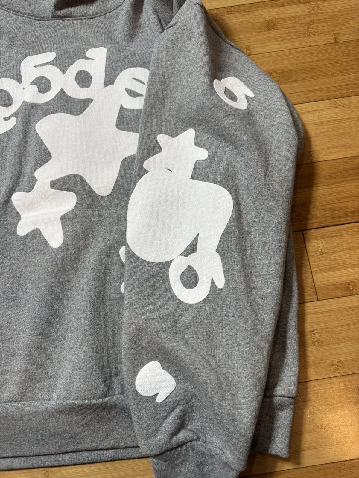 Sp5der Sp5der Beluga Hoodie “Dark Heather Grey” Size XXL Size US XXL / EU 58 / 5 - 3 Thumbnail