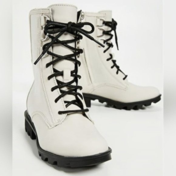 SOREL Sorel Phoenix Fawn Off White Nubuck Suede Leather Lace-up Co Size US 7 / IT 37 - 9 Thumbnail