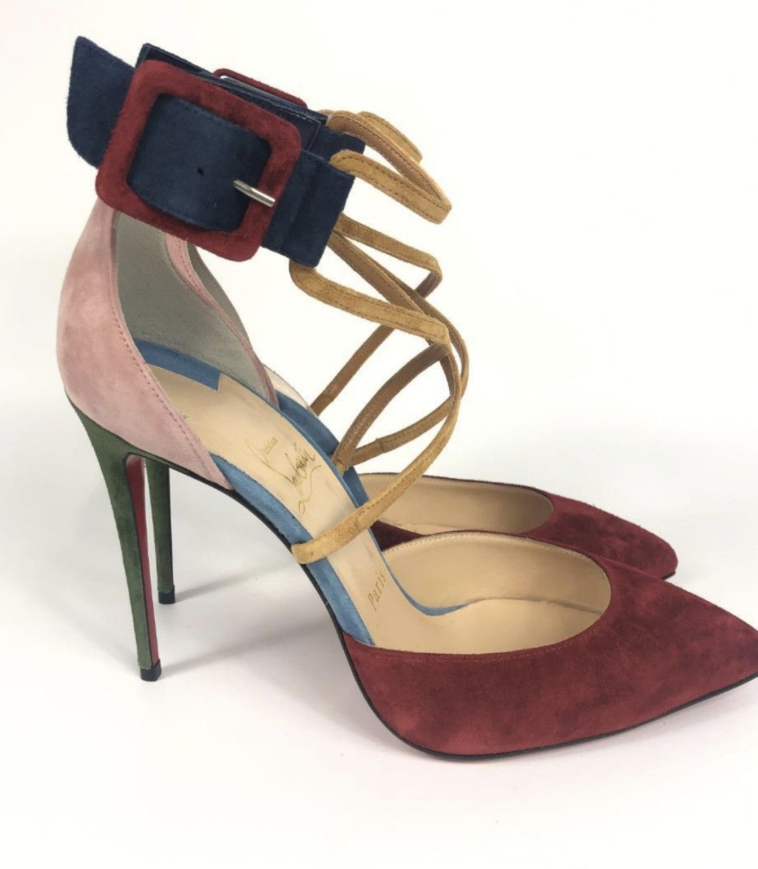 Christian Louboutin Suzanne Heels Size US 7 / IT 37 - 5 Thumbnail