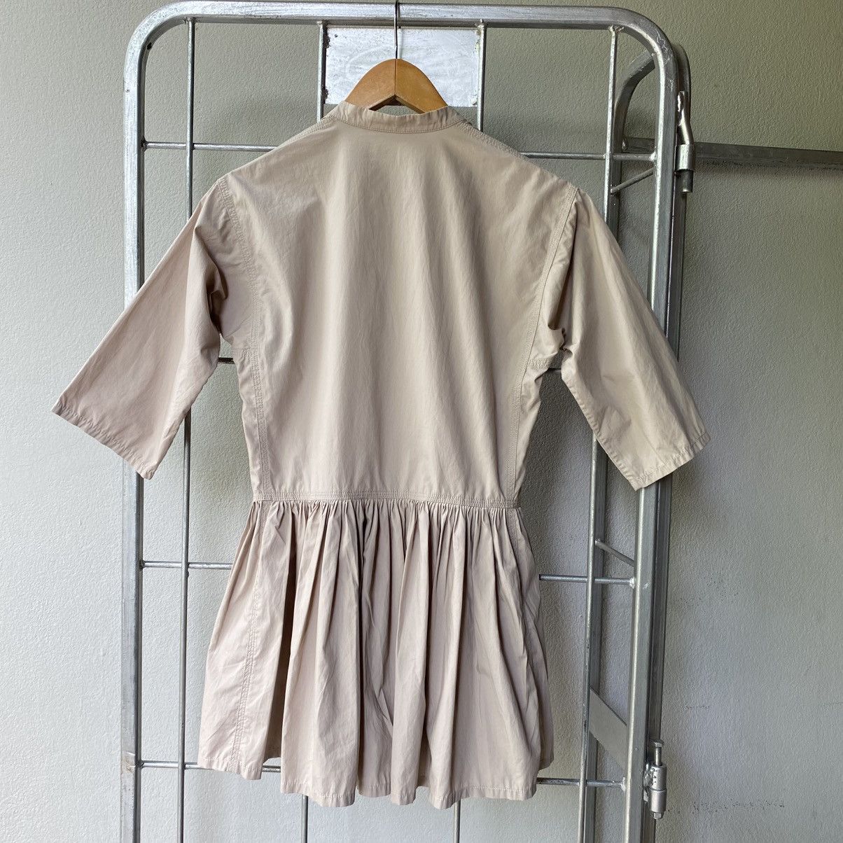 Jil Sander Jil Sander Mandarin Collar 3/4 Sleeve Blouse Size XXS / US 00 / IT 34 - 4 Thumbnail