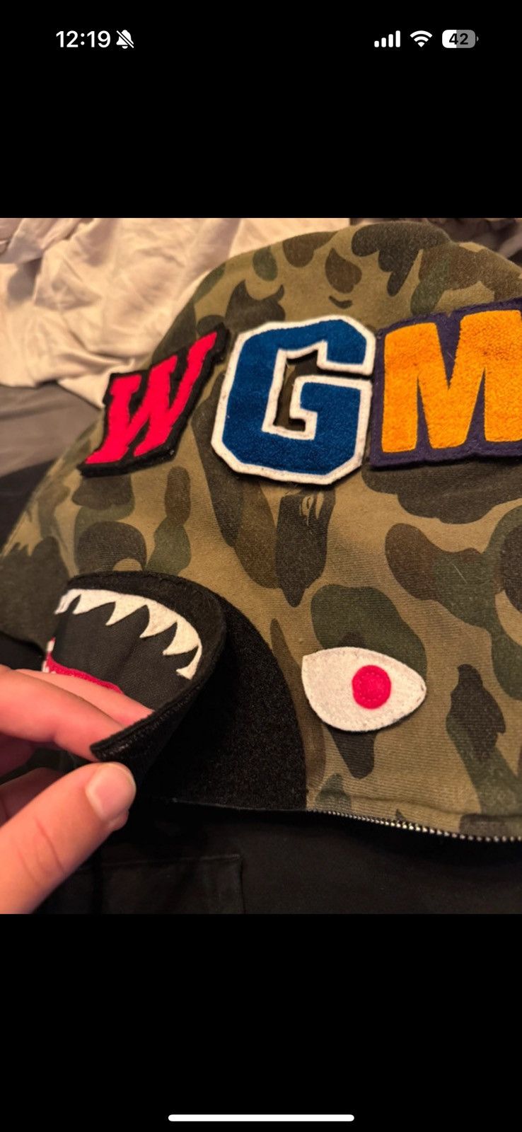Bape Bape zip hoodie velcro 1st camo hood Size US XXL / EU 58 / 5 - 4 Thumbnail