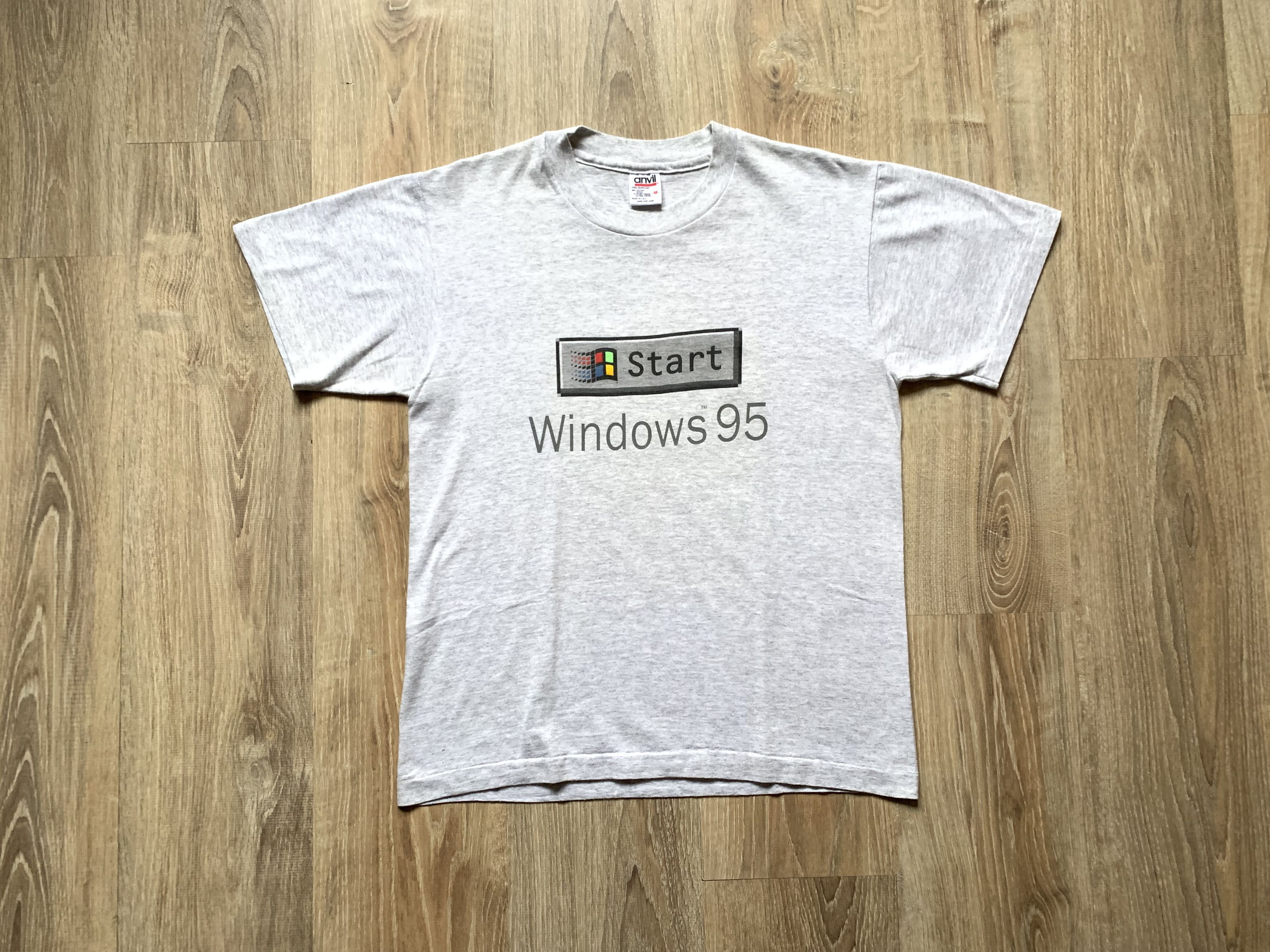 Vintage Vintage RARE Start Windows 95 T-Shirt | Grailed