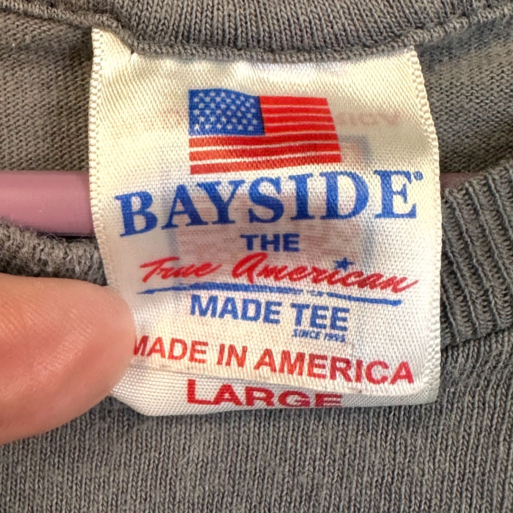 Vintage VINTAGE Bayside USMC Marines Semper Fidelis Mens Large Cotton Gray Tee Size US L / EU 52-54 / 3 - 3 Thumbnail