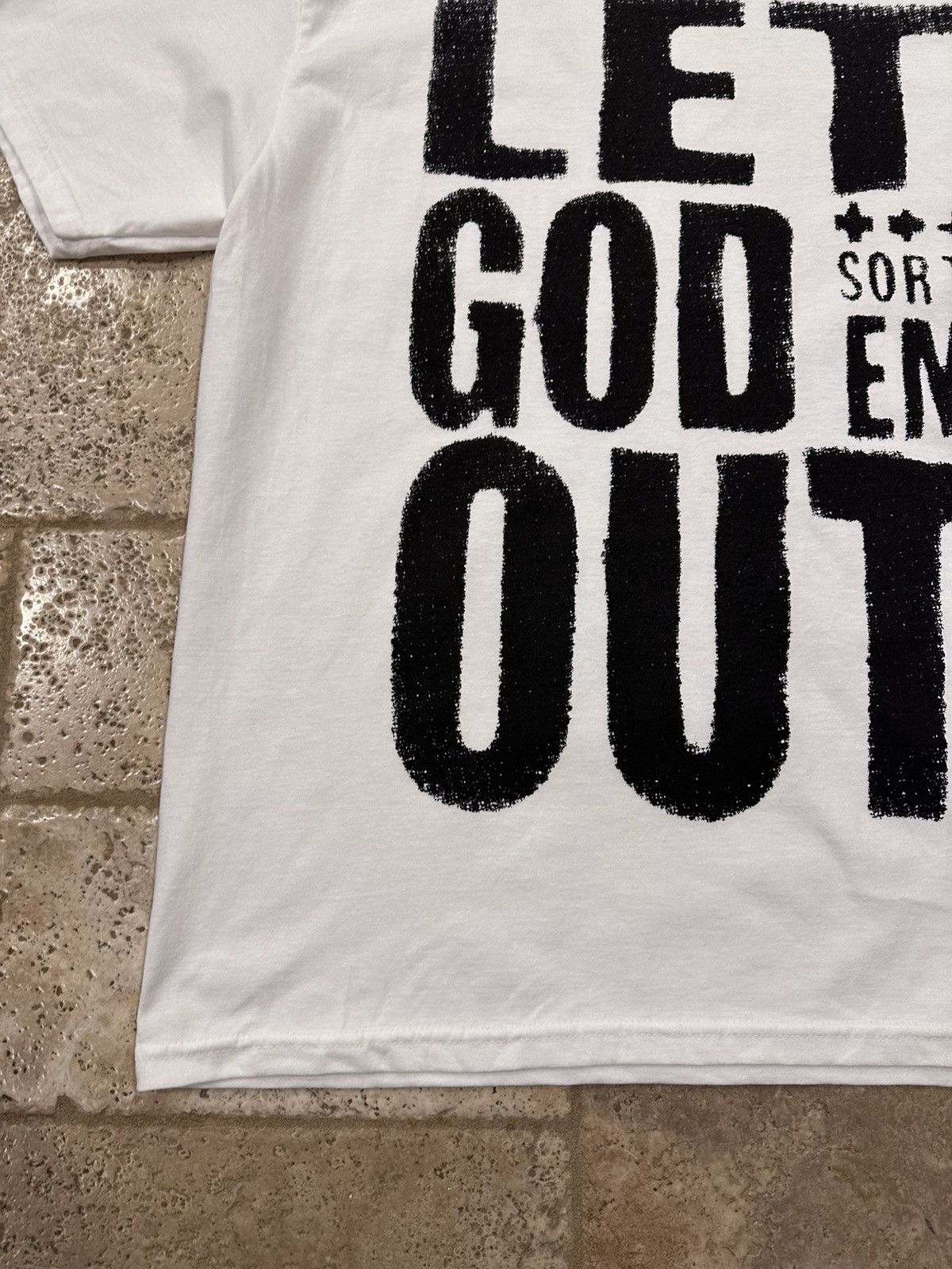 Rap Tees Clipse “Let God Sort Em Out” Tour Dates White Rap Tee Size US XL / EU 56 / 4 - 4 Thumbnail