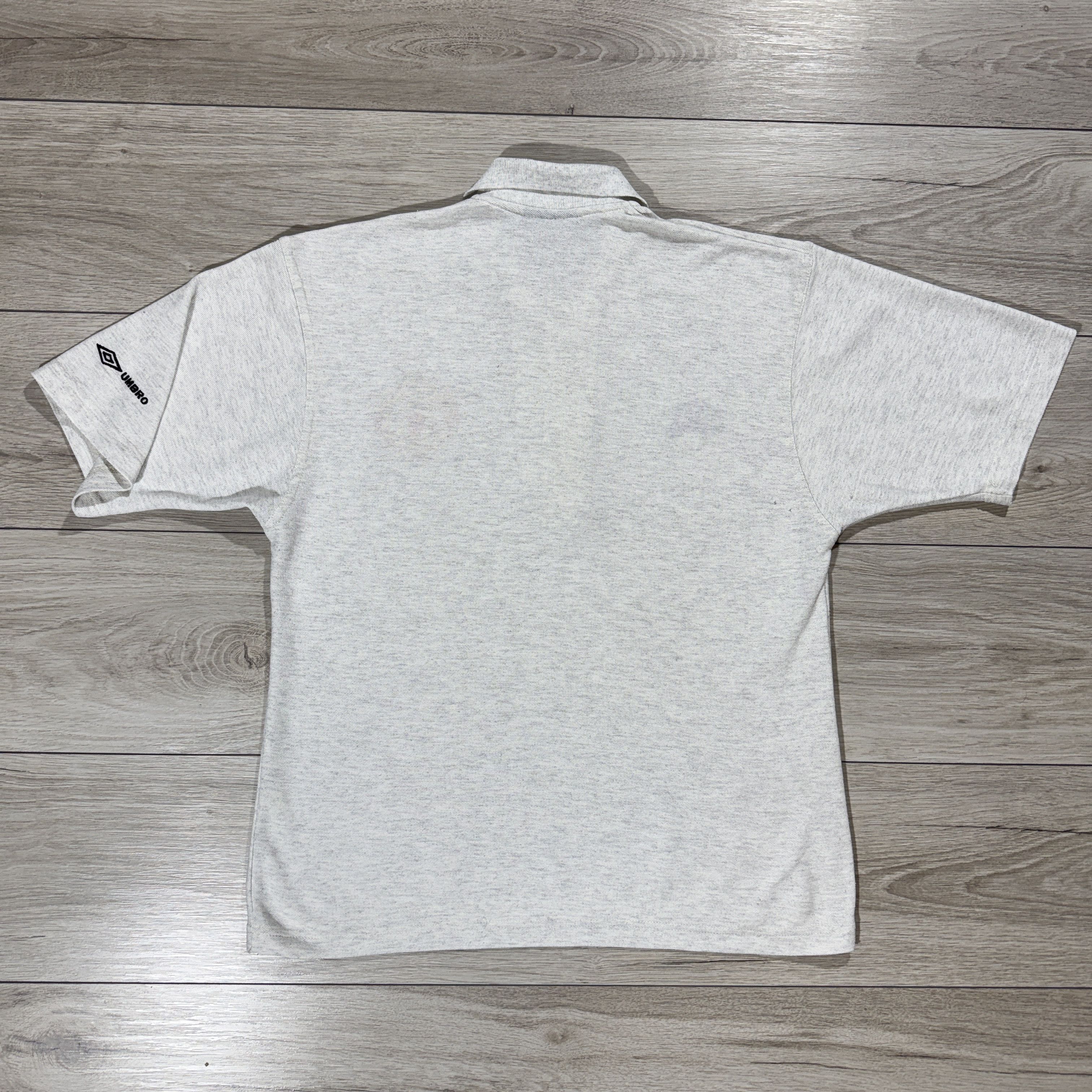 Umbro Vintage Umbro Manchester United Polo Shirt Grey 1998-1999 Size US M / EU 48-50 / 2 - 3 Thumbnail