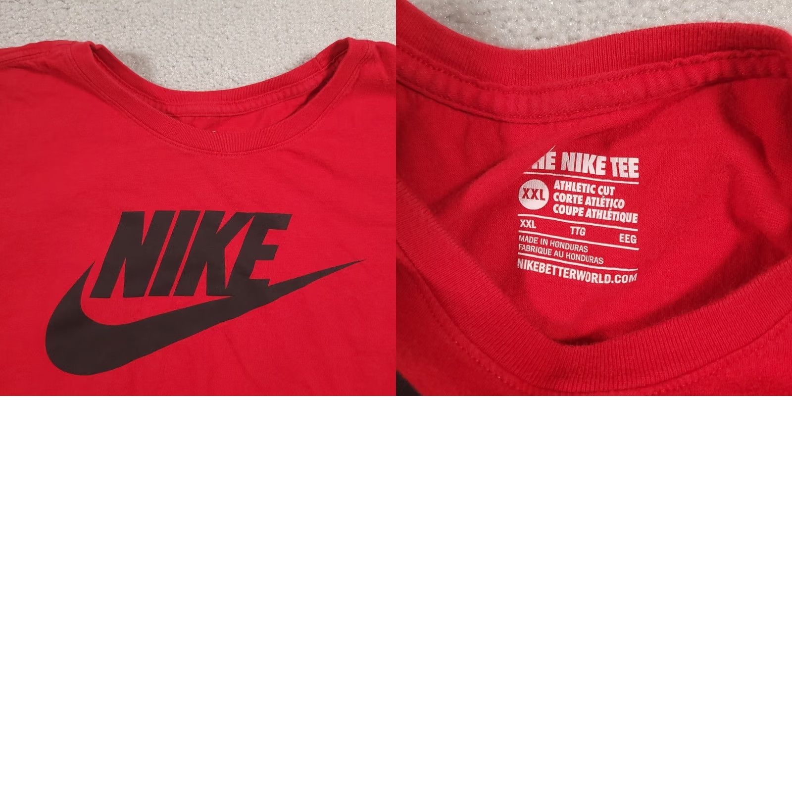 Nike Nike Tee Shirt Mens 2XL Red Athletic Cut Short Sleeve Size US XXL / EU 58 / 5 - 8 Thumbnail