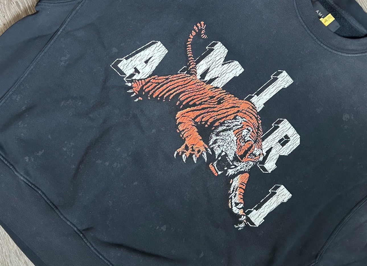 Amiri Amiri Vintage Tiger Shortsleeve Sweatshirt Tee Size US S / EU 44-46 / 1 - 2 Thumbnail