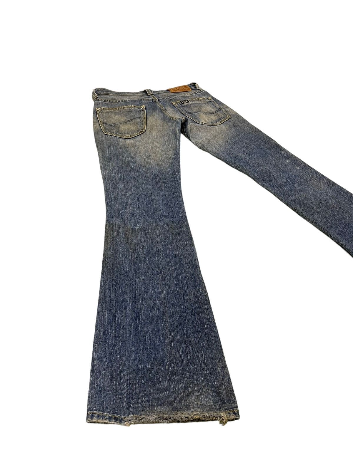 Lee Flare Jeans Lee Japan Distress Faded Boot Cut 7🟦5 Size US 30 / EU 46 - 13 Thumbnail