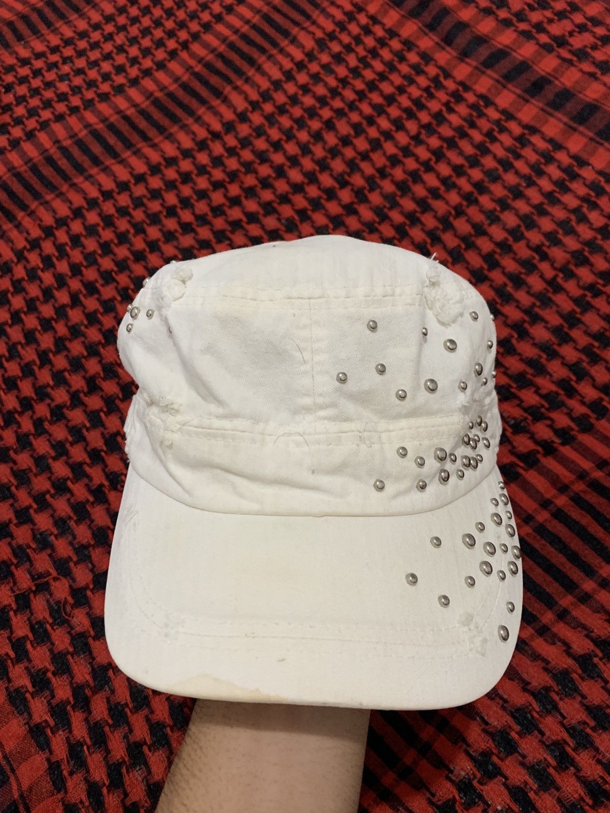 Japanese Brand Undefined Japanese Commando Hat Studded Punk Y2k Rock Style Size ONE SIZE - 2 Thumbnail