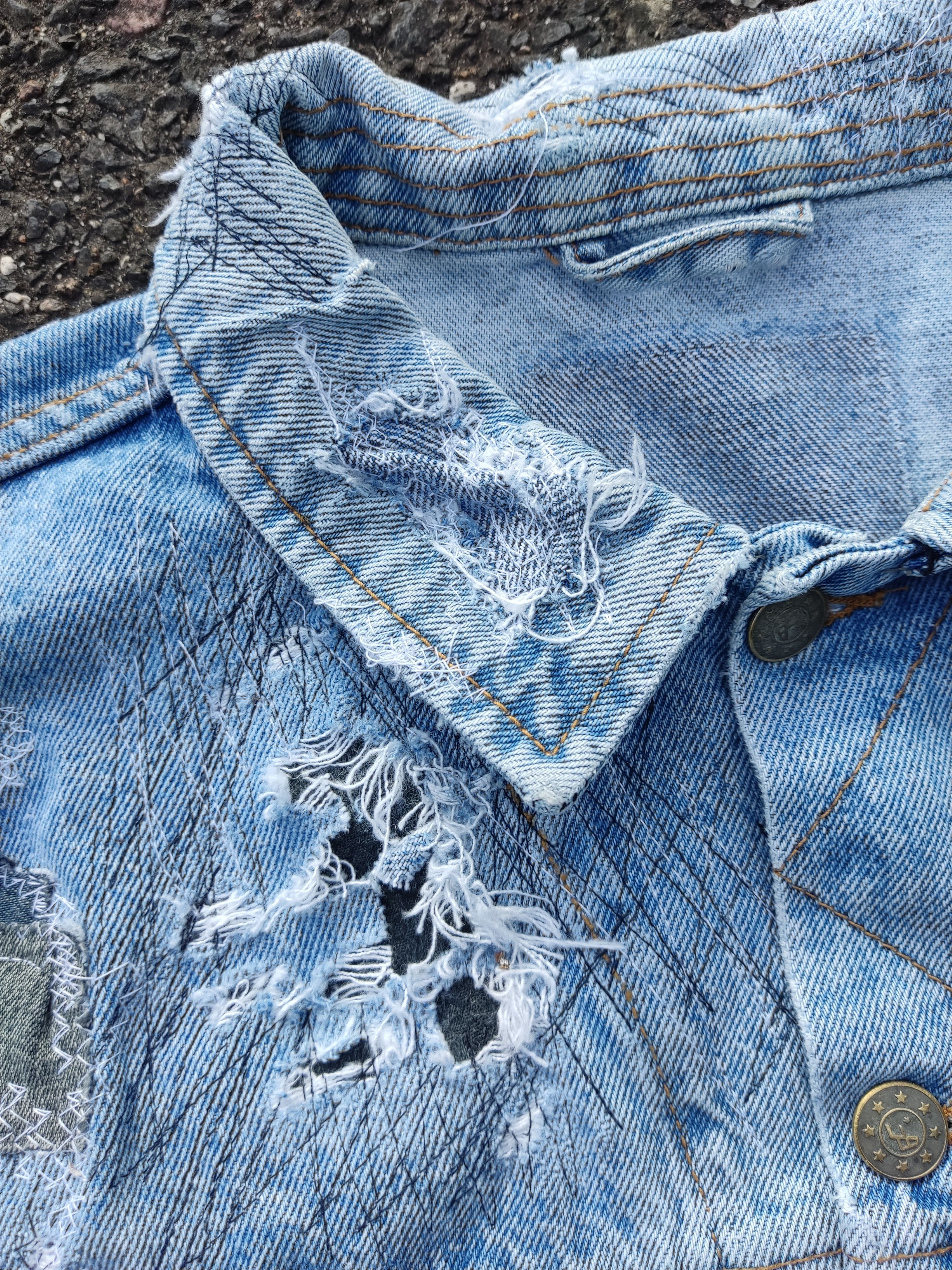 Kapital × Kapital Kountry Kapital Boro Inspired Jacket Distressed Patchwork Repaired Size US L / EU 52-54 / 3 - 14 Thumbnail