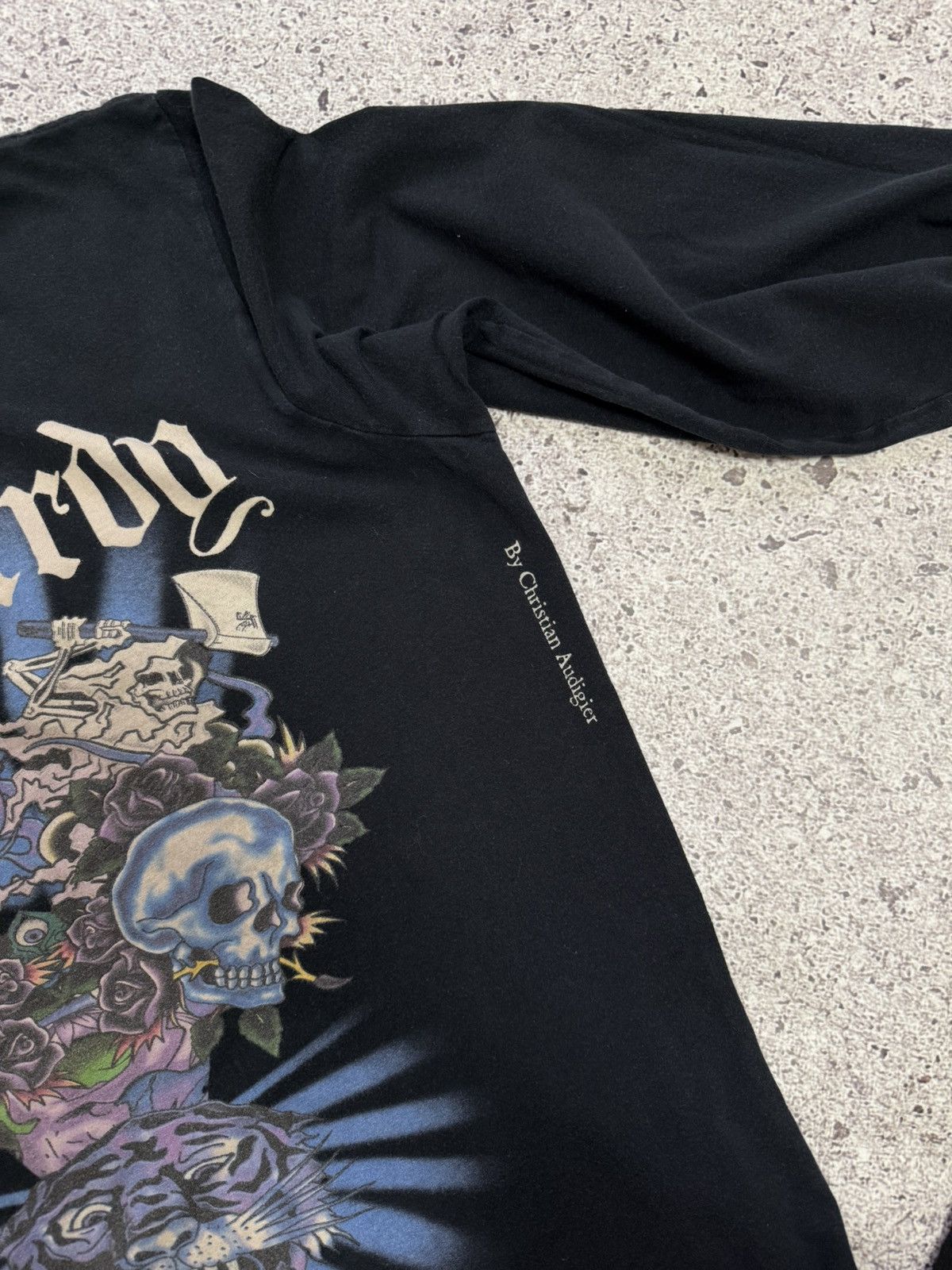 Christian Audigier × Ed Hardy Ed Hardy By Christian Audigier Longsleeve T-Shirt Y2K Hype Size US L / EU 52-54 / 3 - 11 Thumbnail