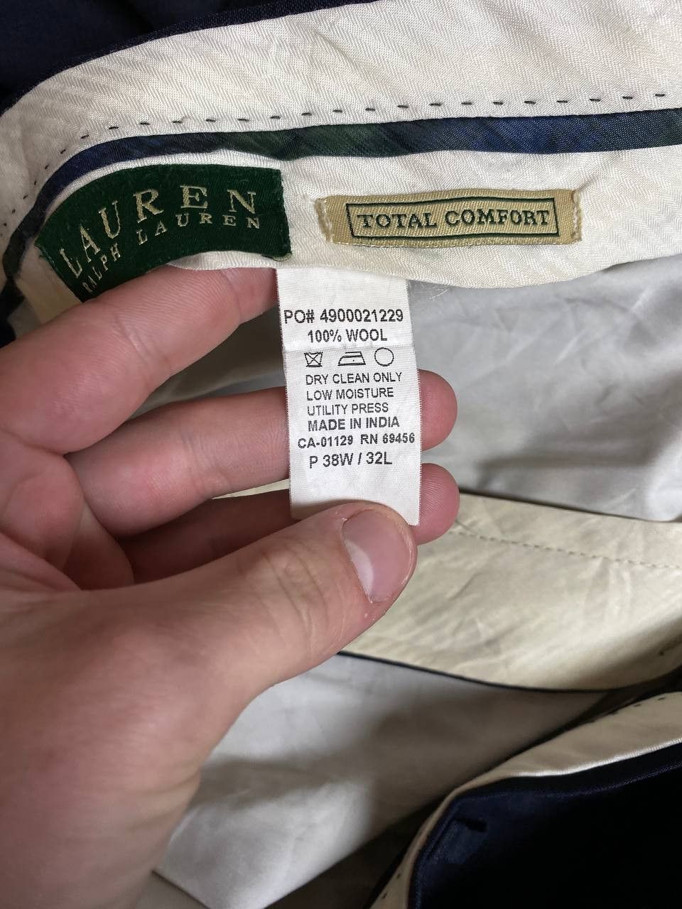 Polo Ralph Lauren Vintage Polo Ralph Lauren Pants Dark Navy Size US 38 / EU 54 - 3 Thumbnail